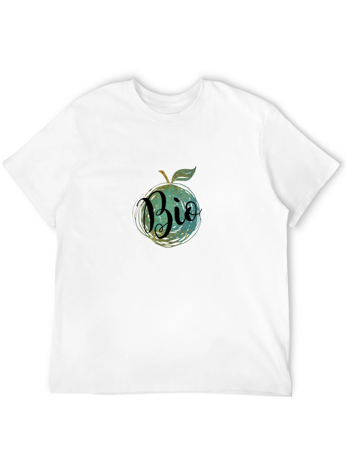 Bio Apple Graphic Tee - Sustainable Style