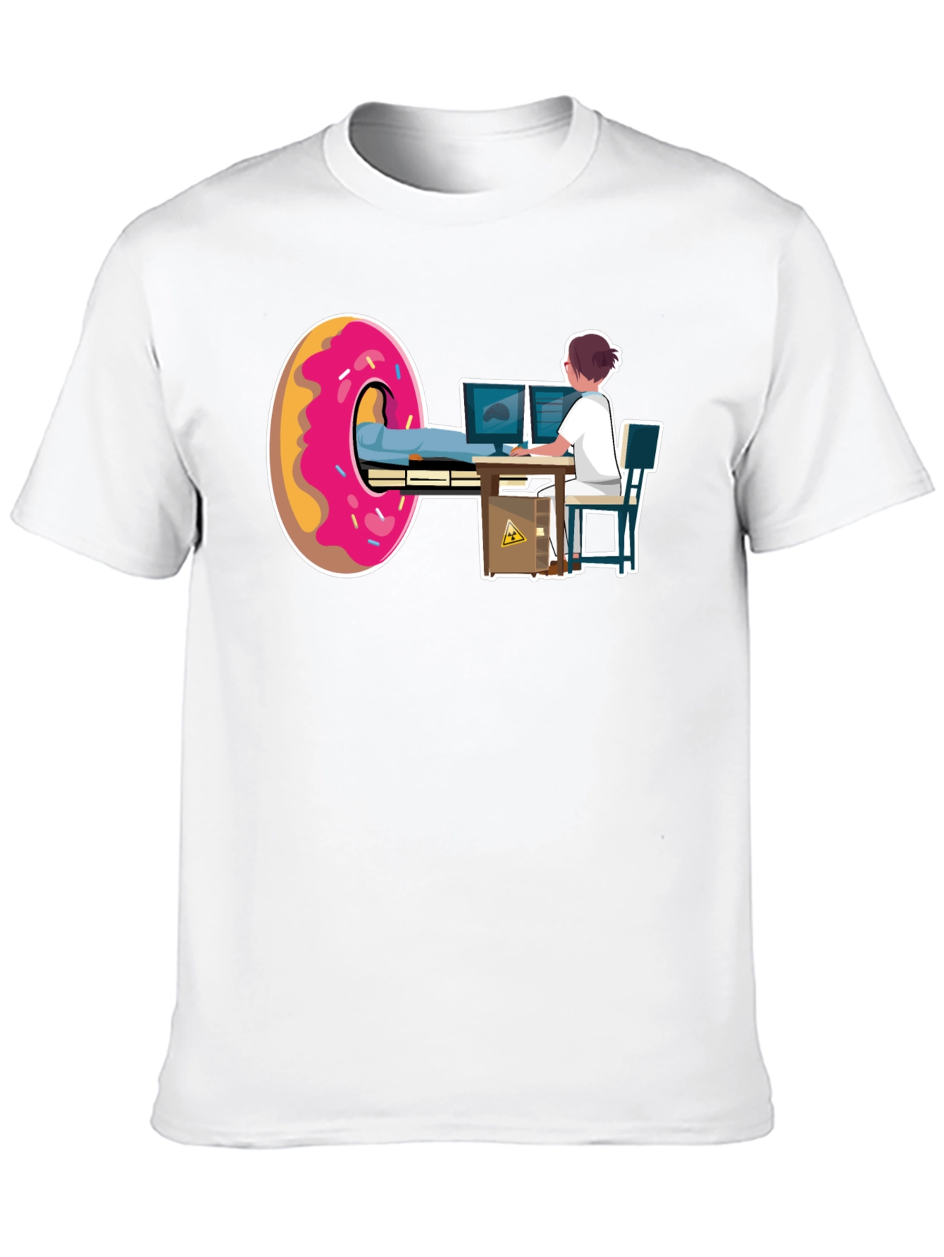 Funny Donut CT Scan Radiology Tech T-Shirt