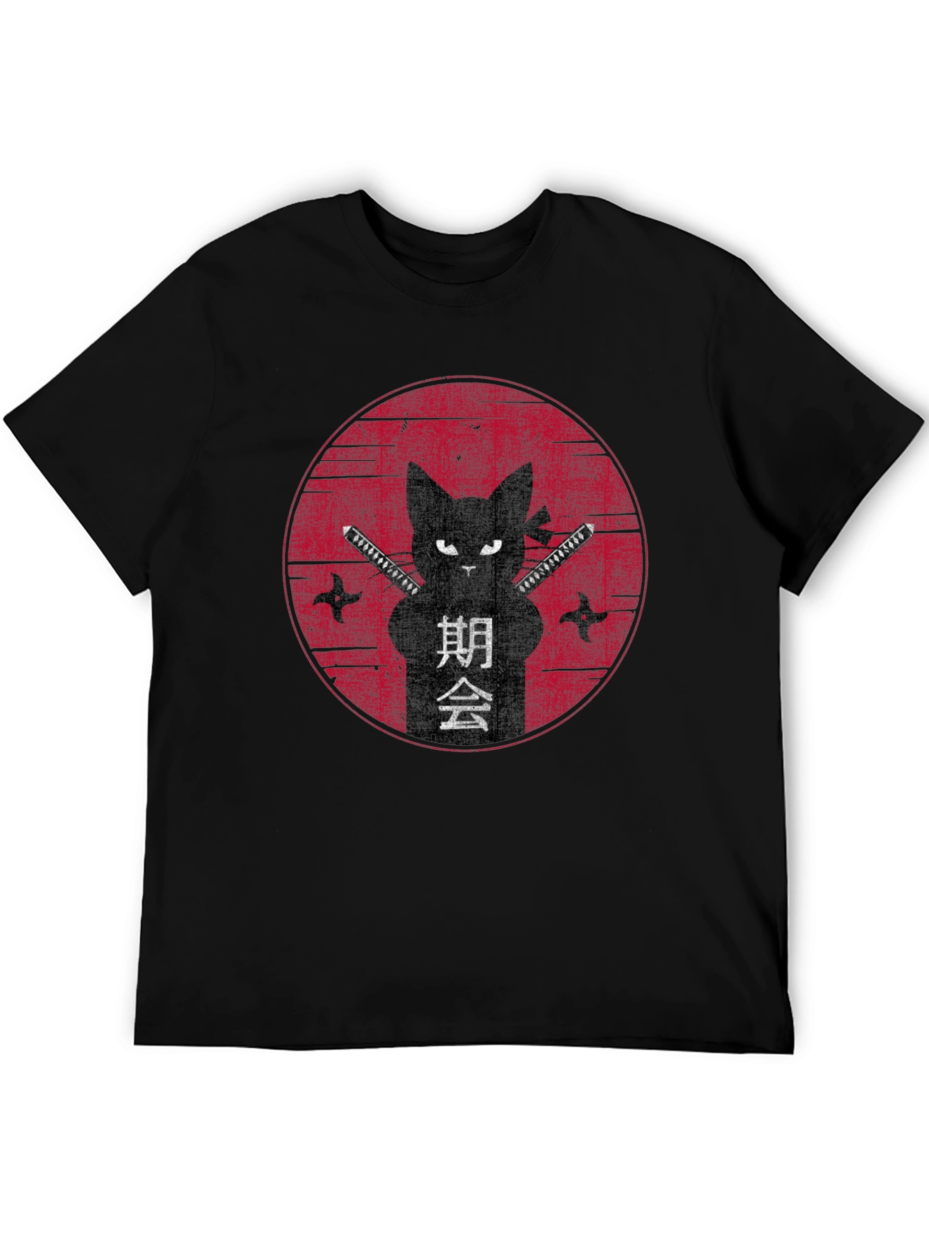 Ninja Cat Graphic T-Shirt