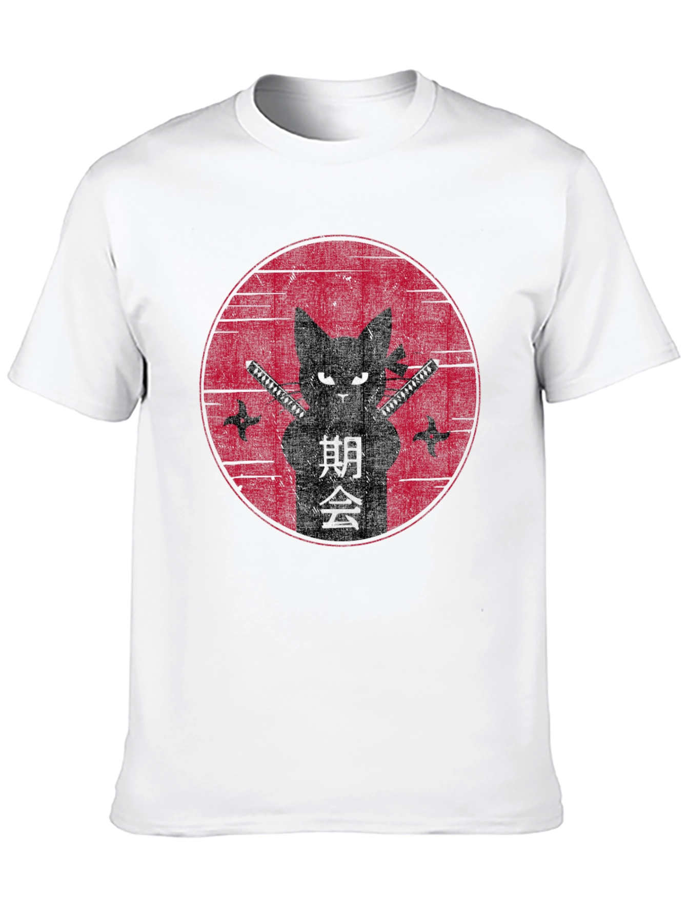 Ninja Cat Graphic T-Shirt