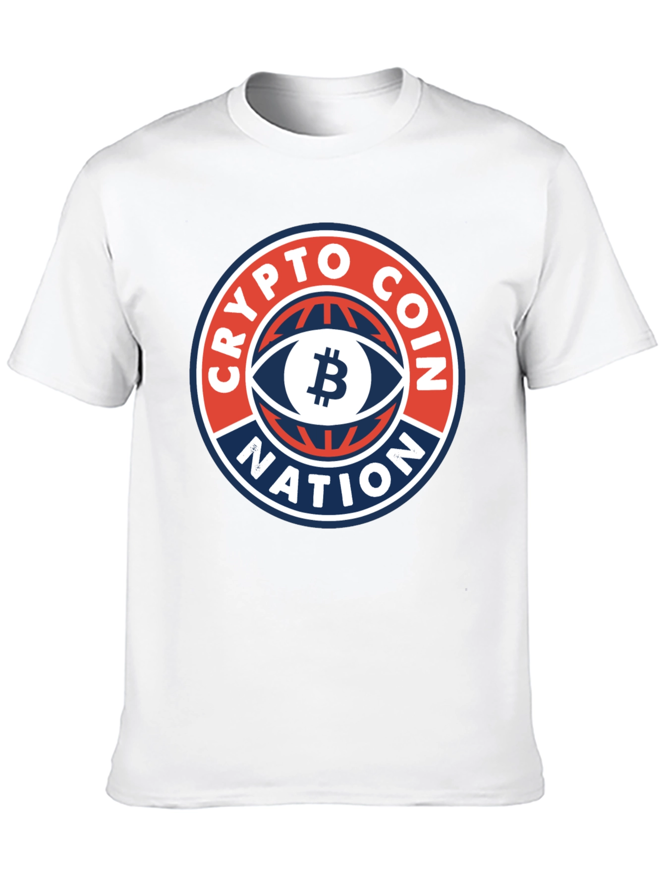 Crypto Coin Nation Black Graphic T-Shirt
