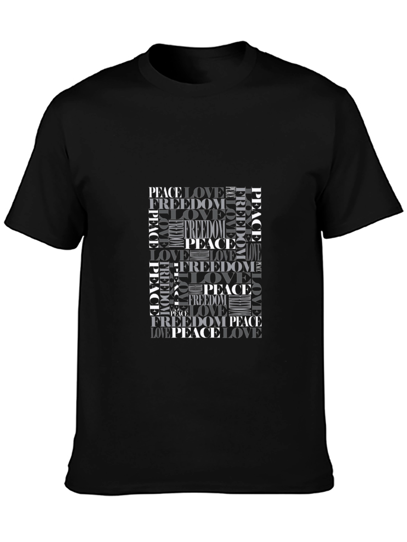 Peace Love Freedom Graphic T-Shirt - Stylish & Trendy