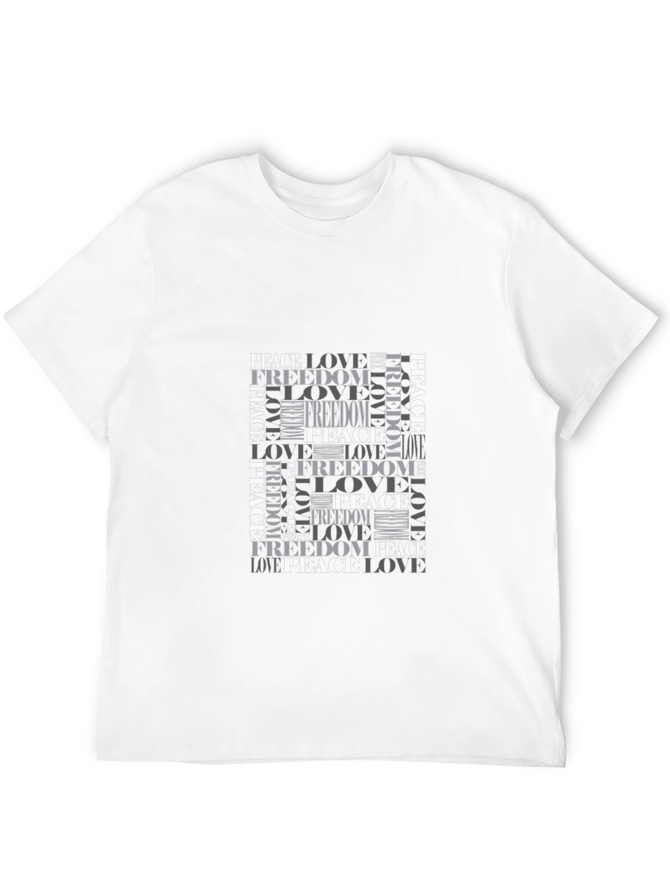 Peace Love Freedom Graphic T-Shirt - Stylish & Trendy