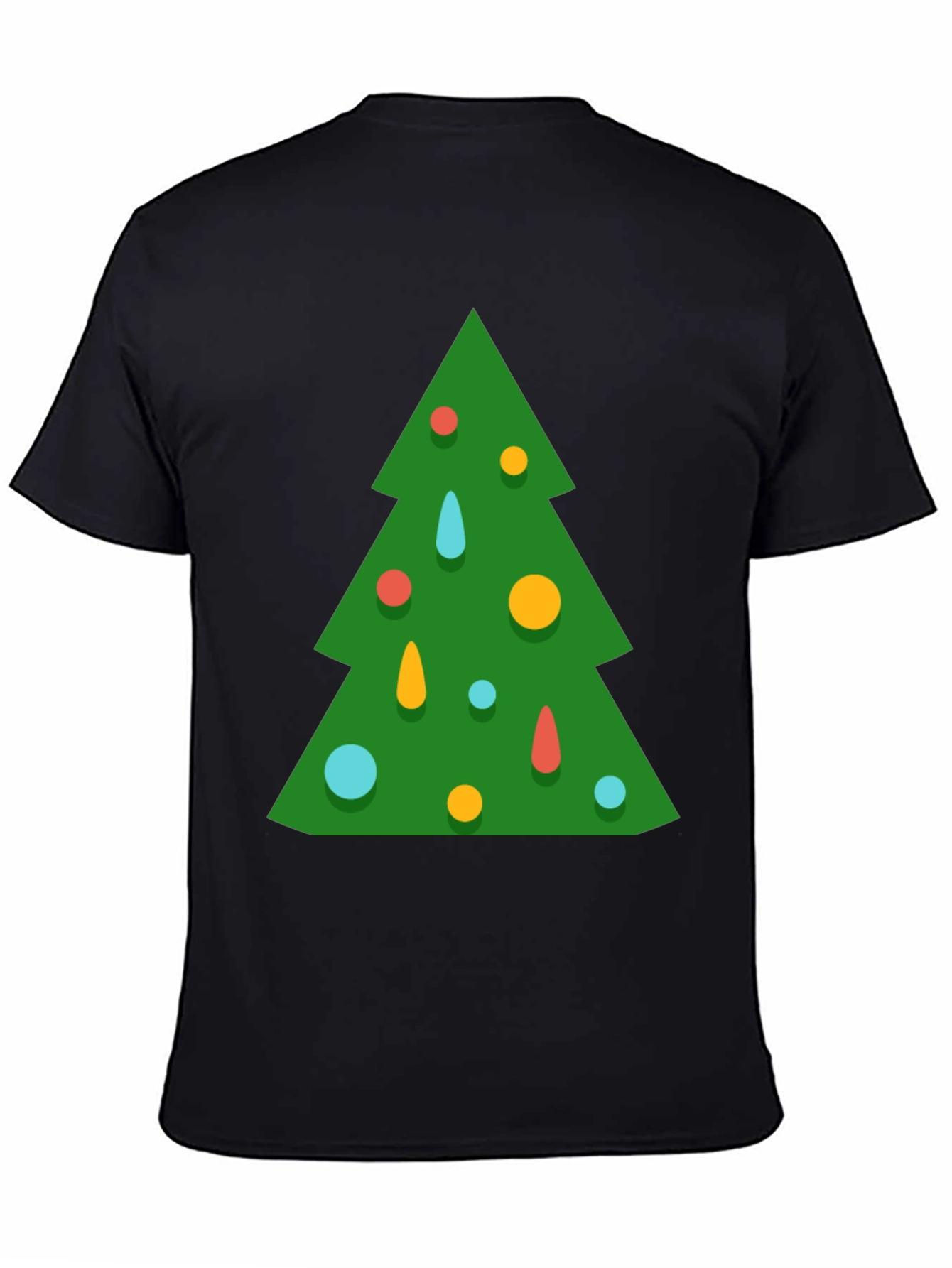 Festive Christmas Tree Graphic Tee - Holiday Style