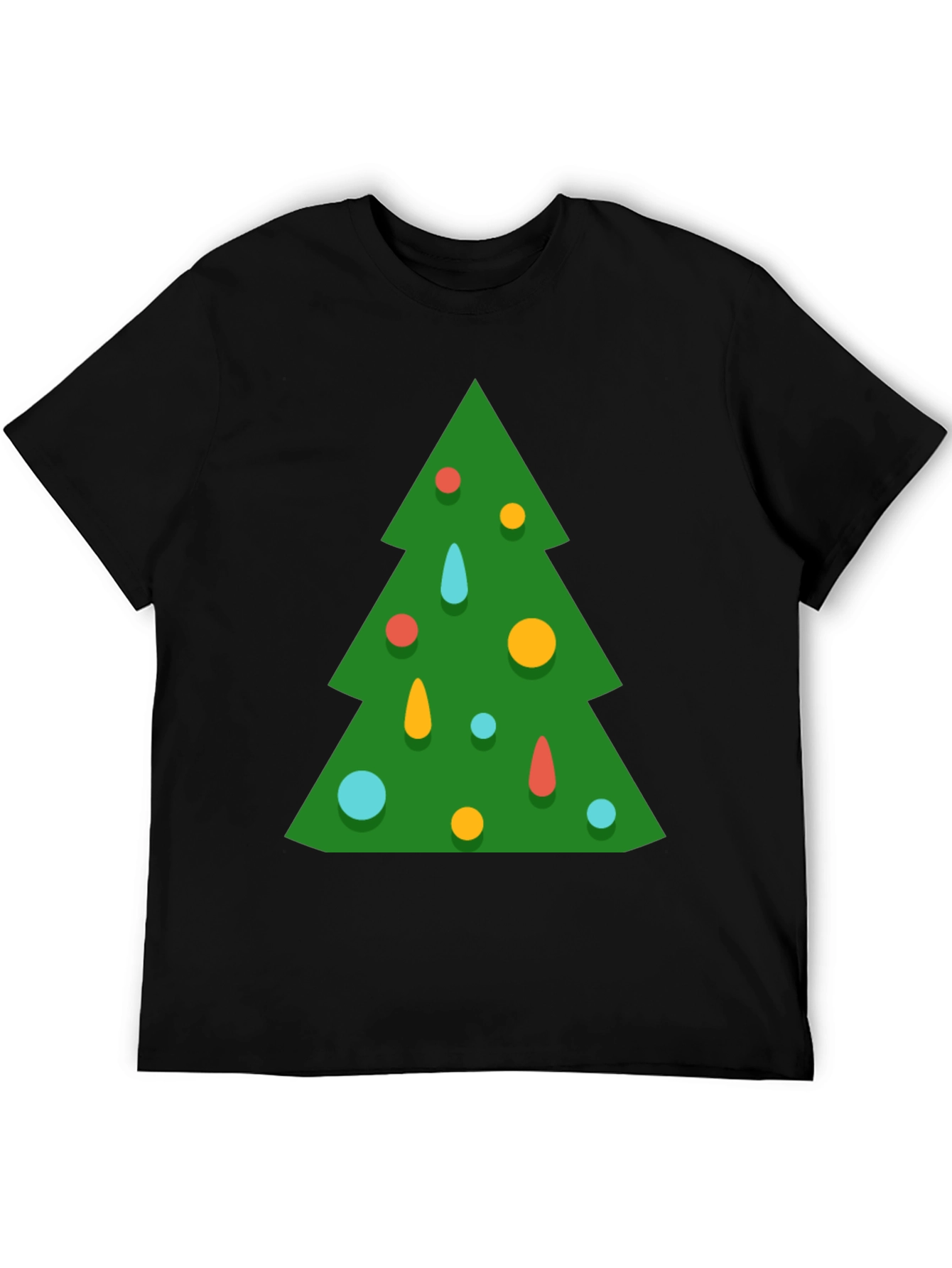 Festive Christmas Tree Graphic Tee - Holiday Style