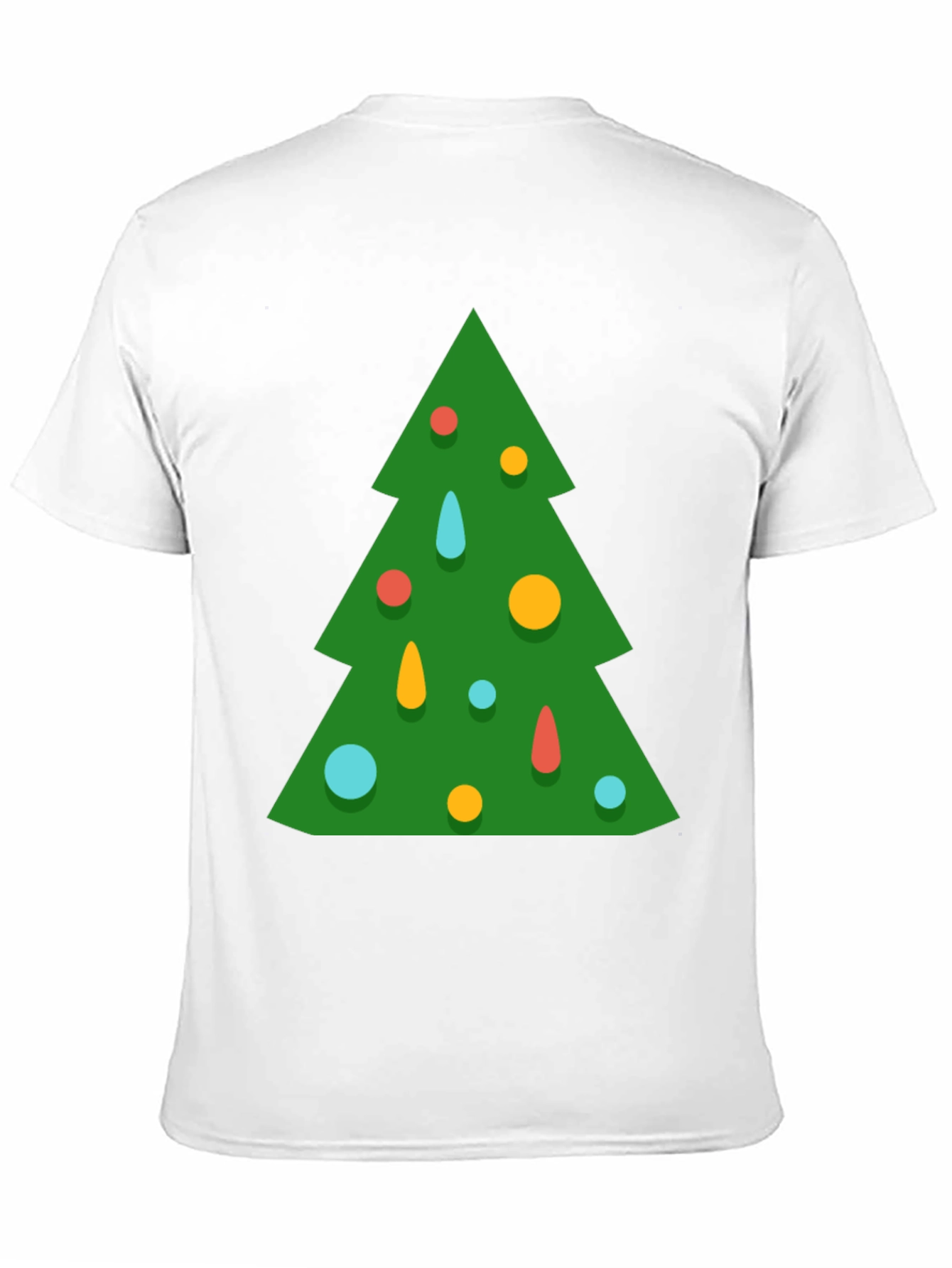Festive Christmas Tree Graphic Tee - Holiday Style