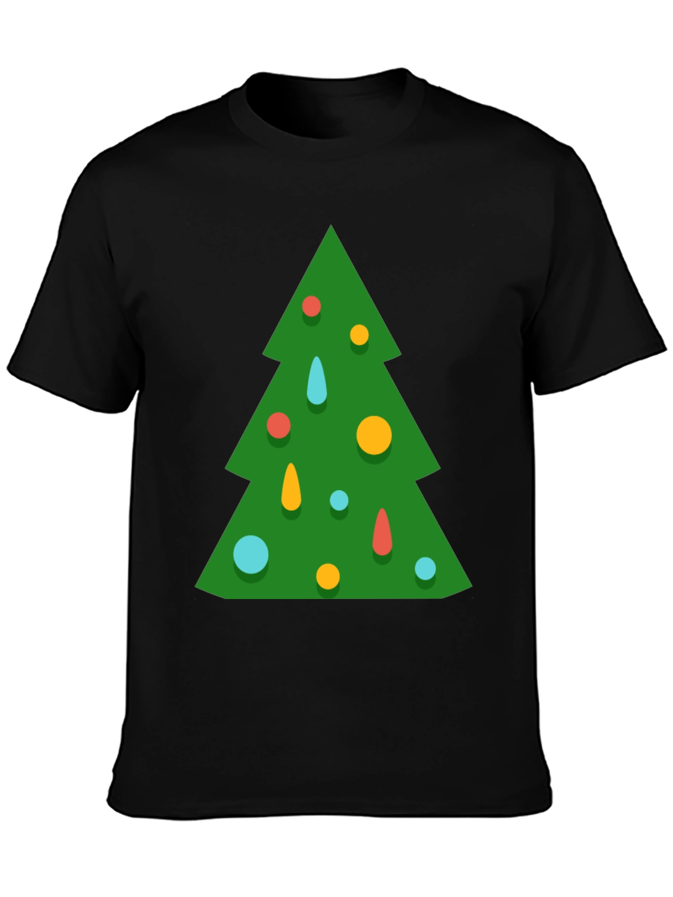 Festive Christmas Tree Graphic Tee - Holiday Style
