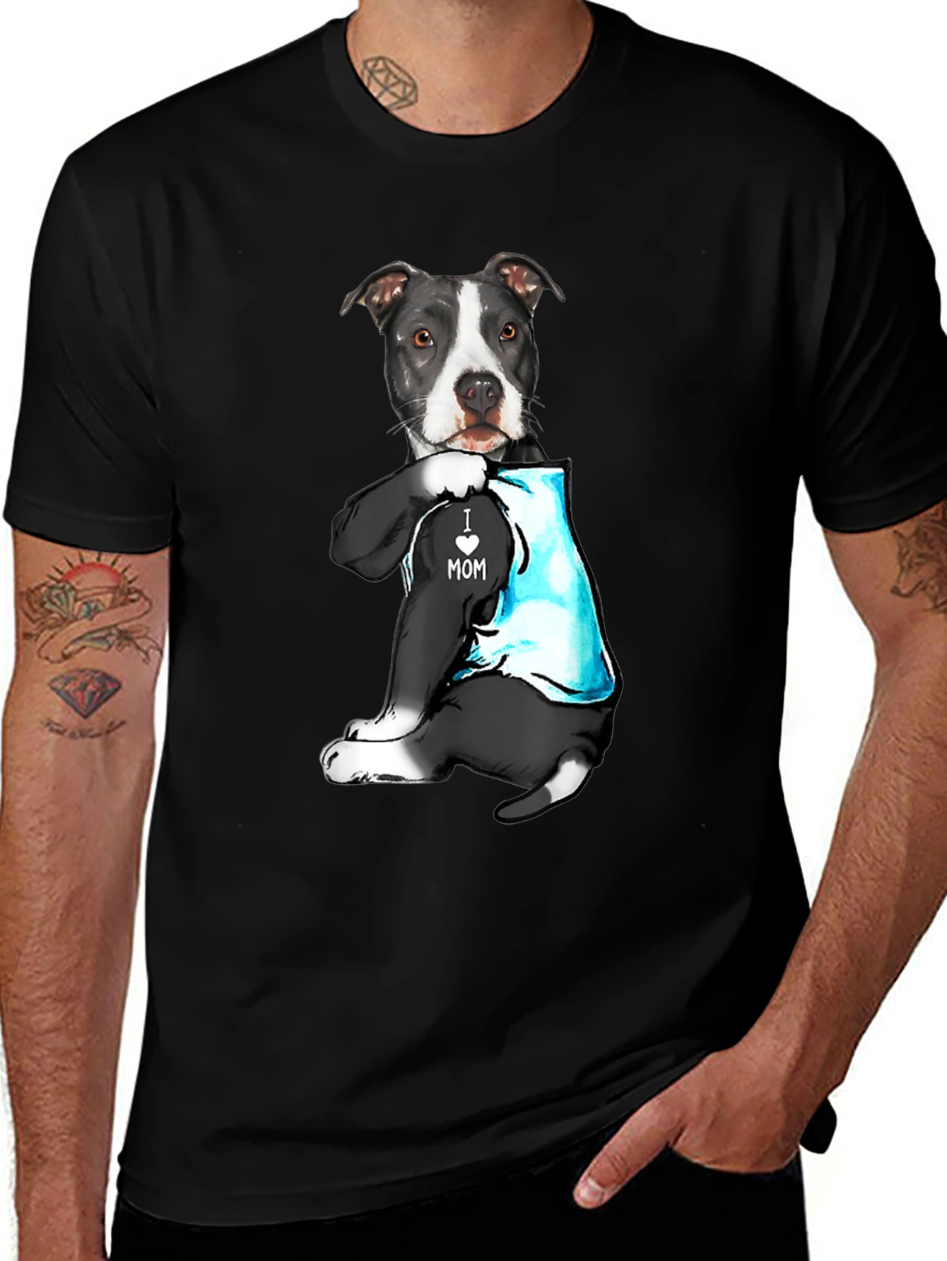 Dog I Heart Mom T-Shirt