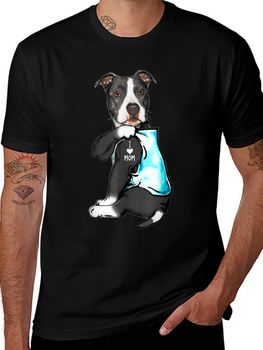 Dog I Heart Mom T-Shirt