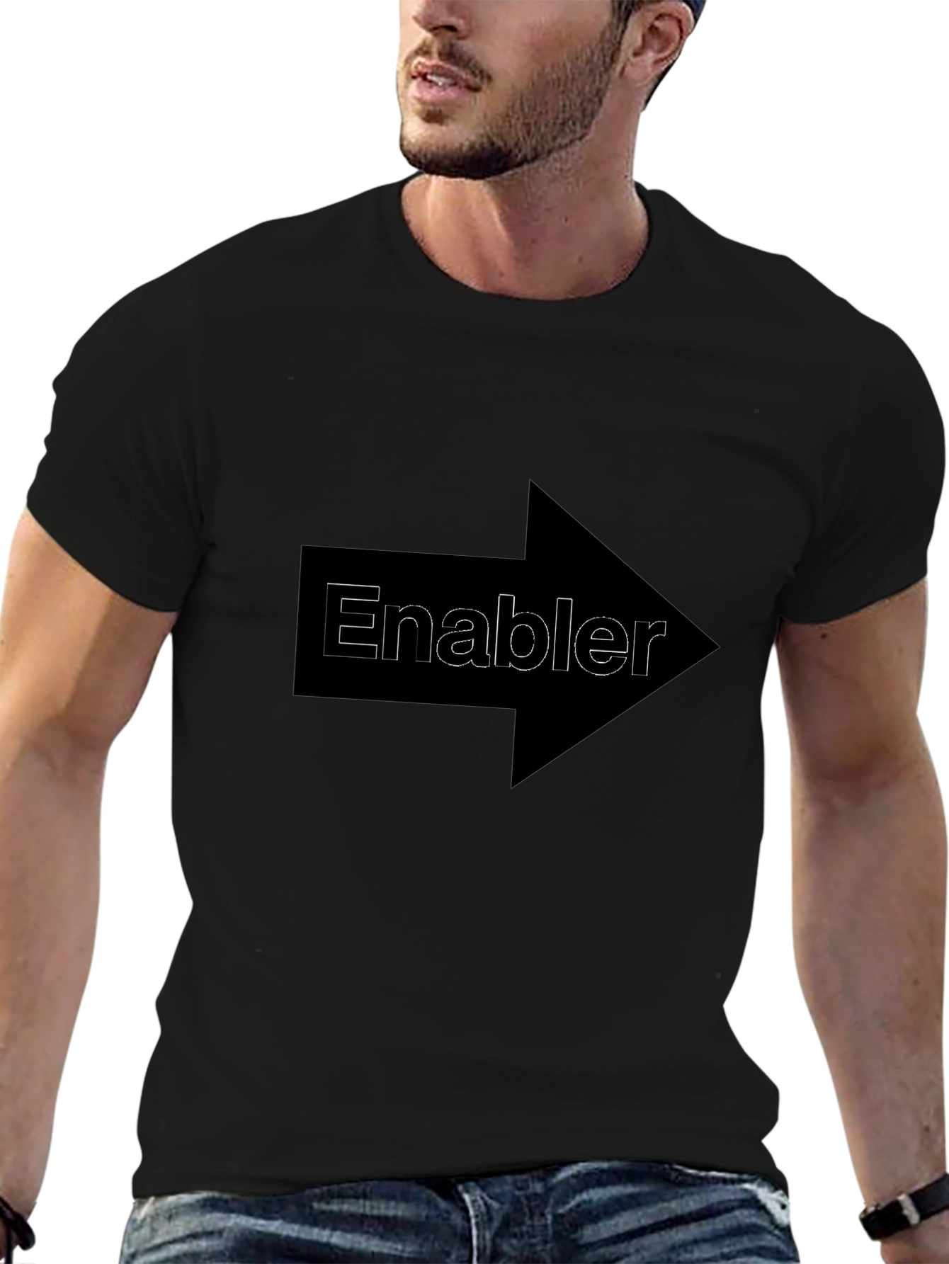 Enabler Arrow T-Shirt - Funny Novelty Tee