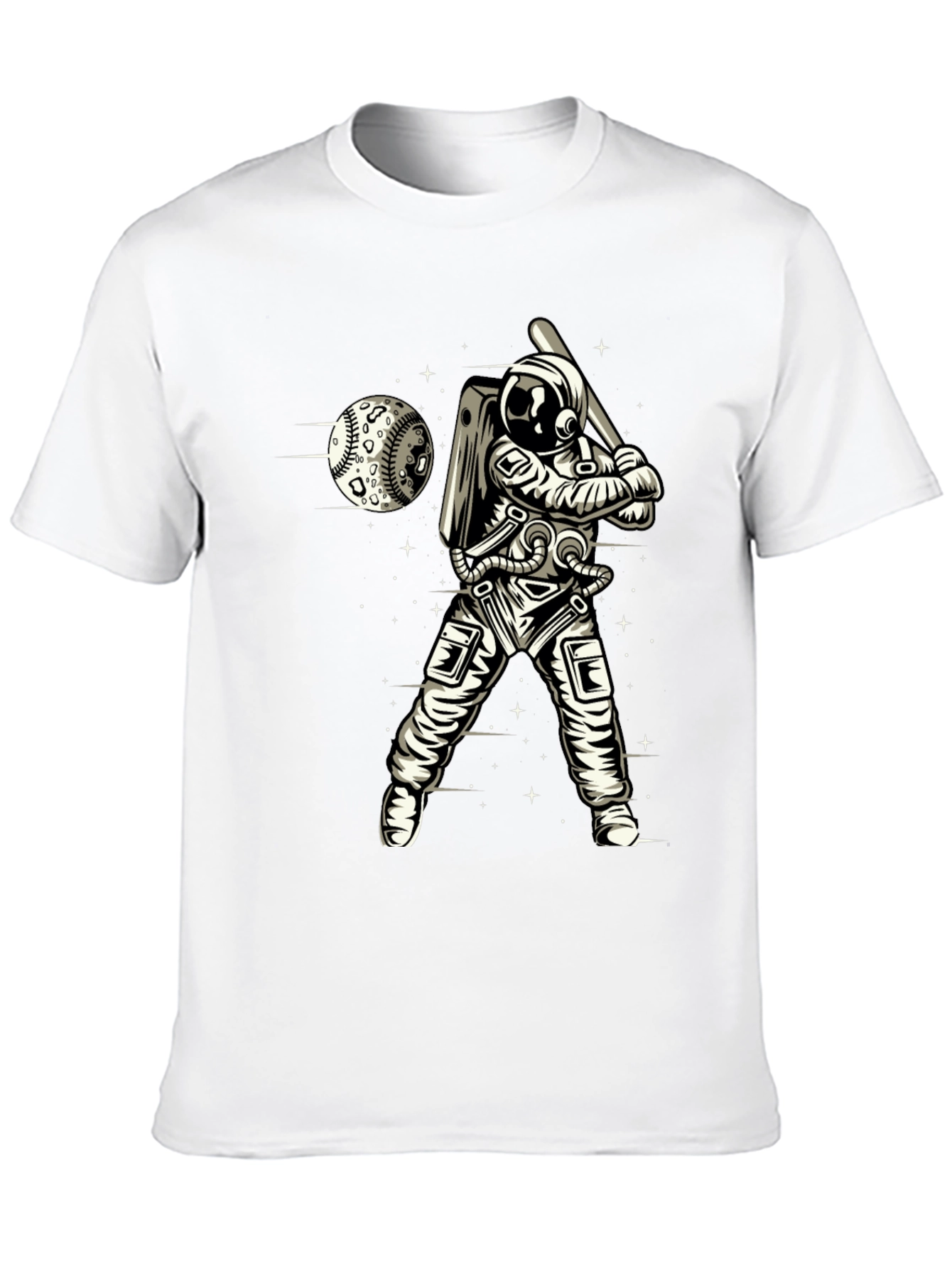 Astronaut Baseball Graphic T-Shirt
