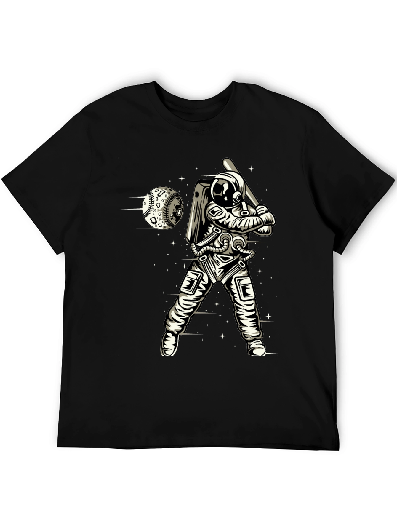 Astronaut Baseball Graphic T-Shirt