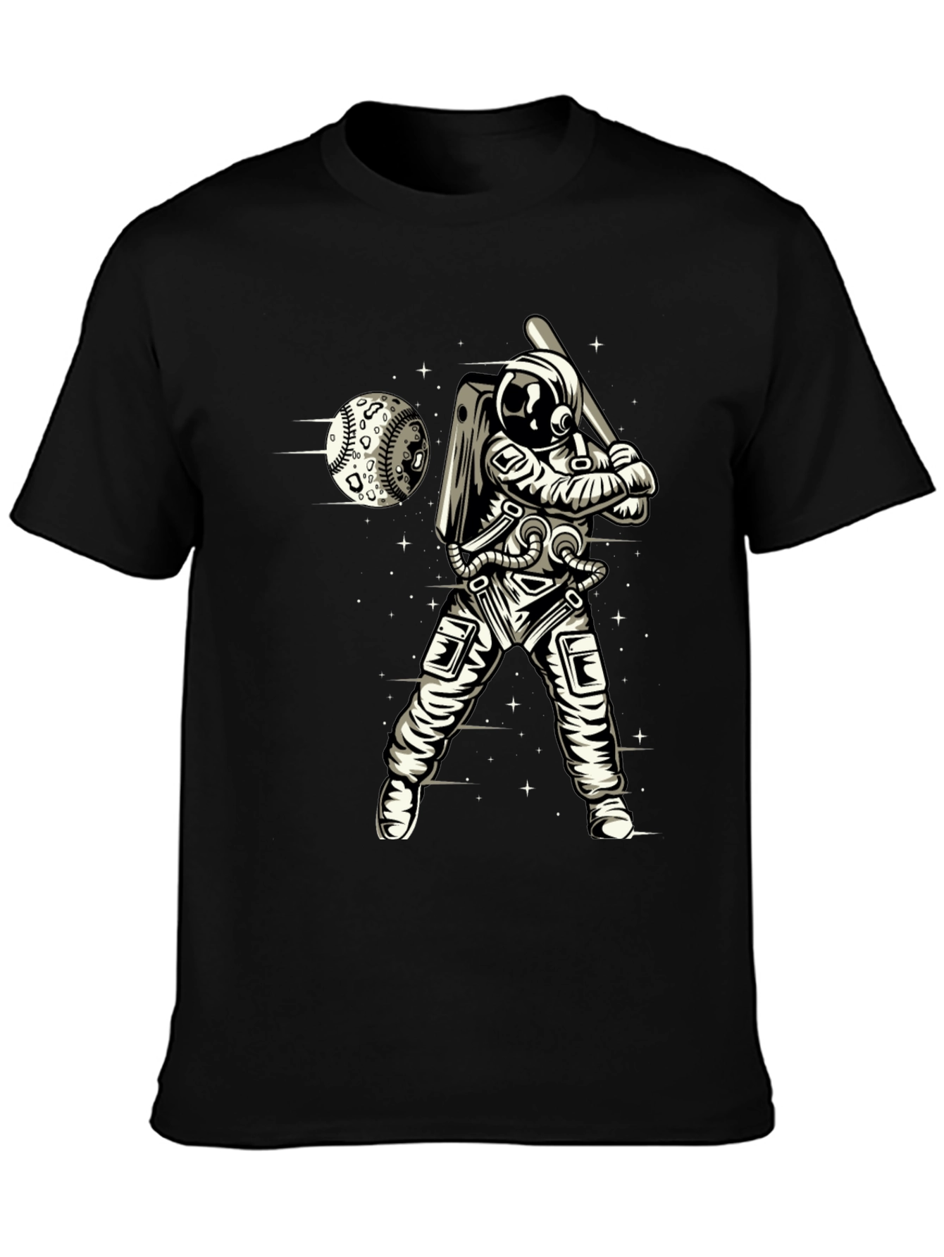 Astronaut Baseball Graphic T-Shirt