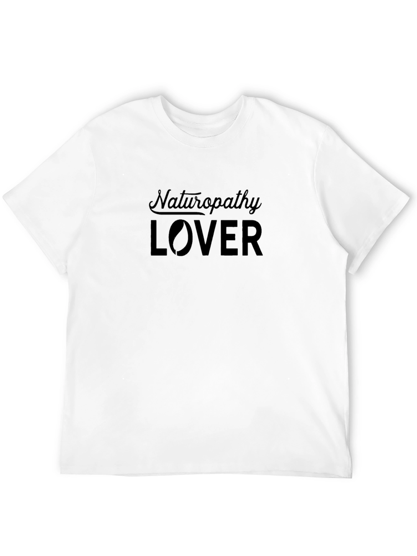 Naturopathy Lover Black T-Shirt - Stylish & Comfortable
