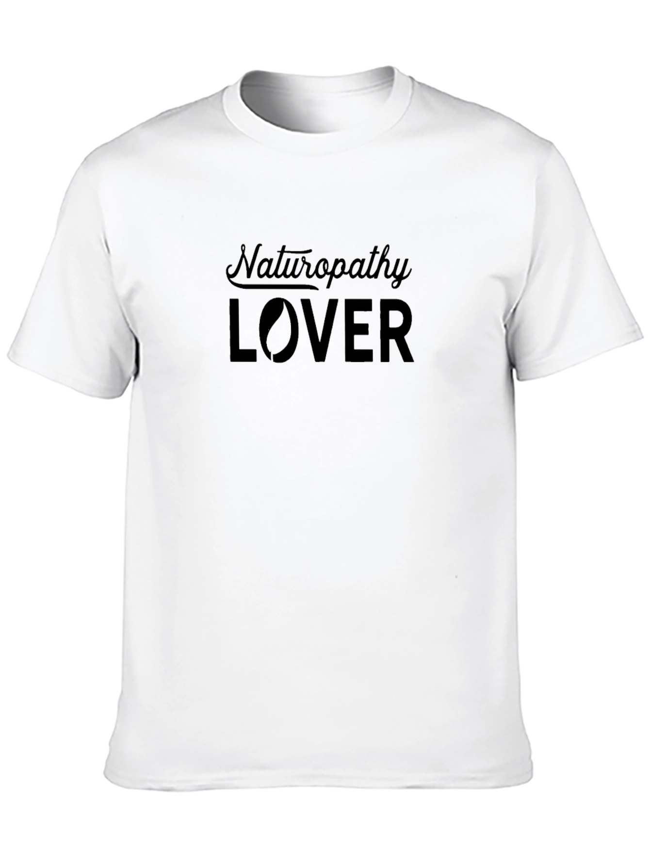 Naturopathy Lover Black T-Shirt - Stylish & Comfortable