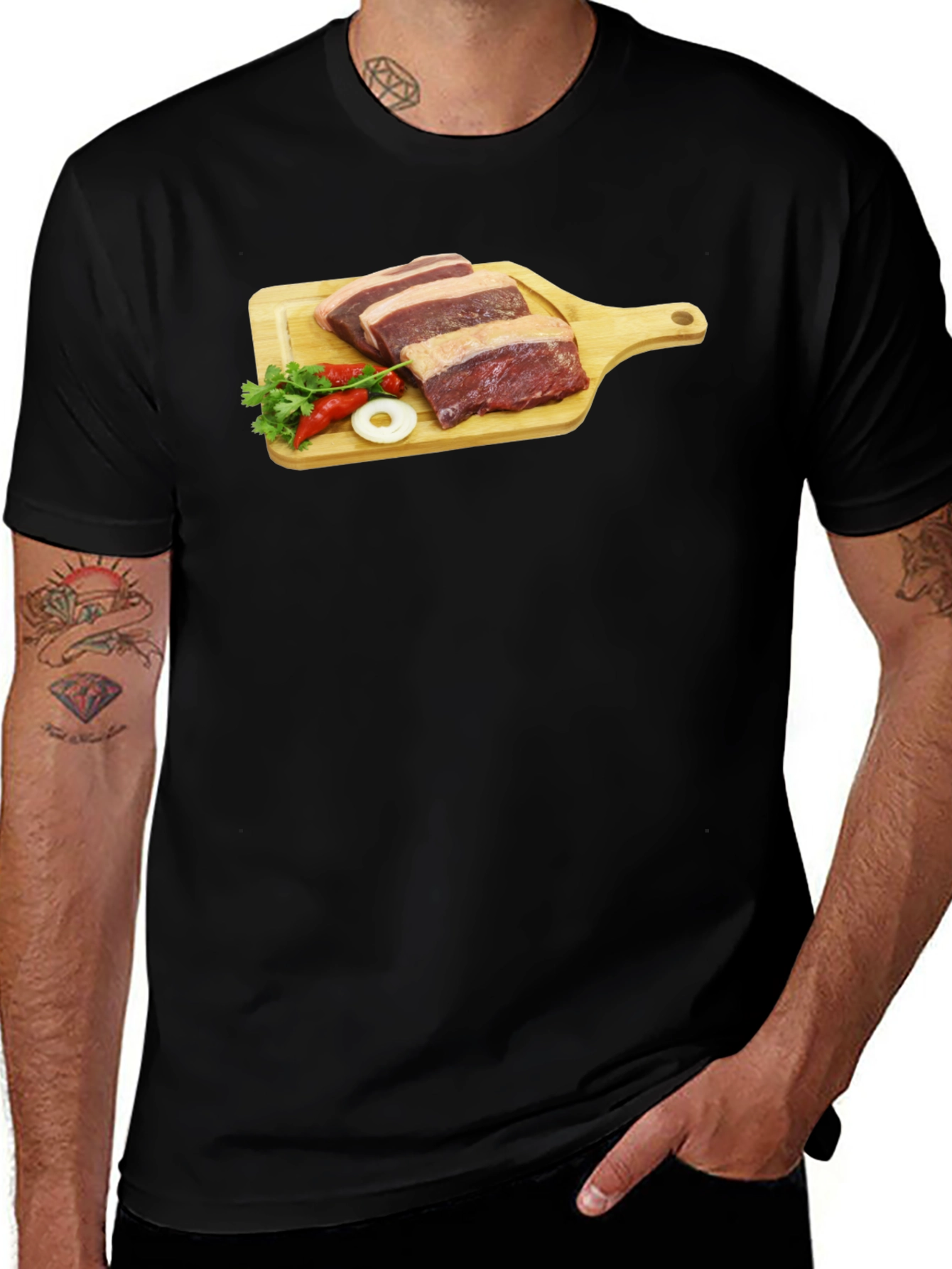 Meat Lovers Black T-Shirt