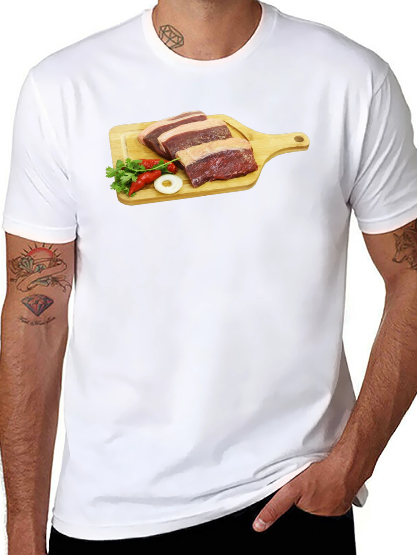 Meat Lovers Black T-Shirt