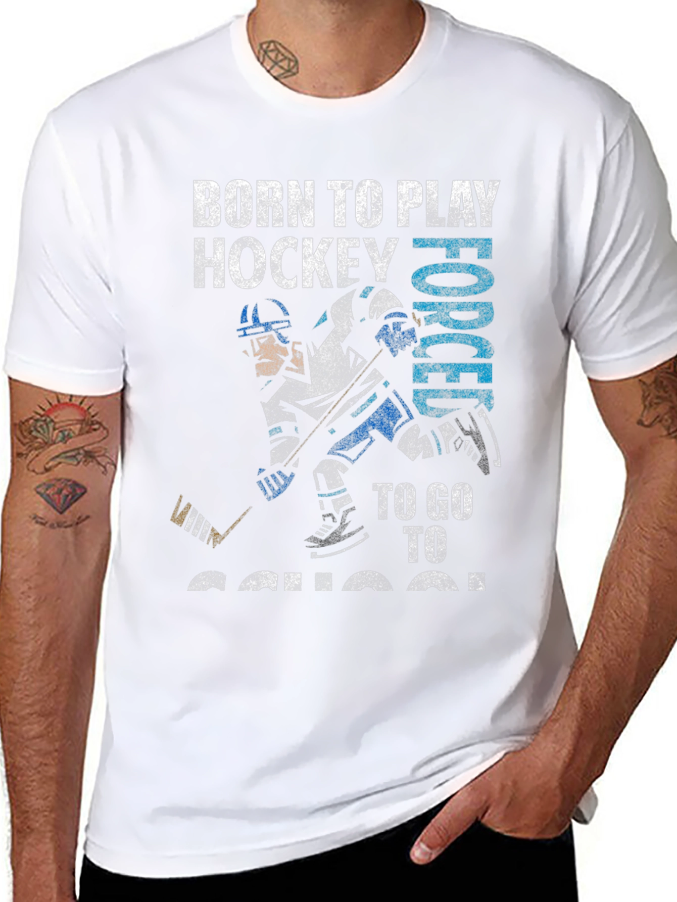 Born to Play Hockey T-Shirt