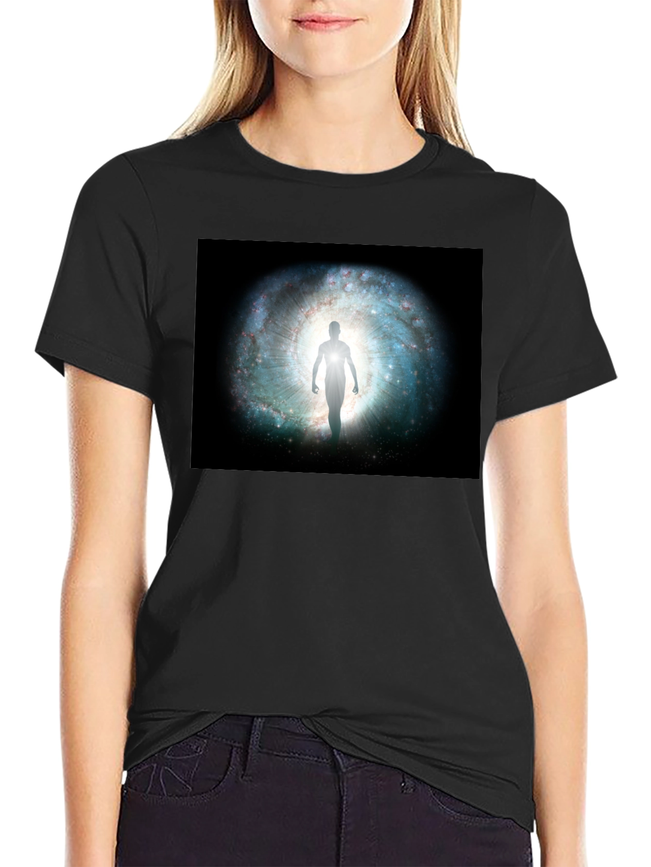 Cosmic Being Black T-Shirt