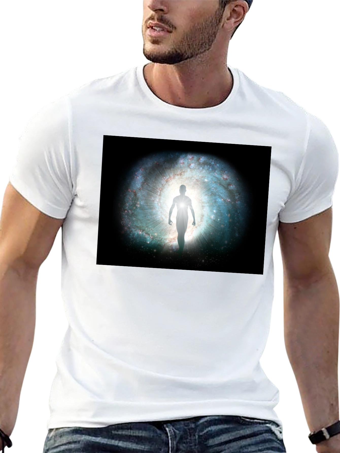 Cosmic Being Black T-Shirt