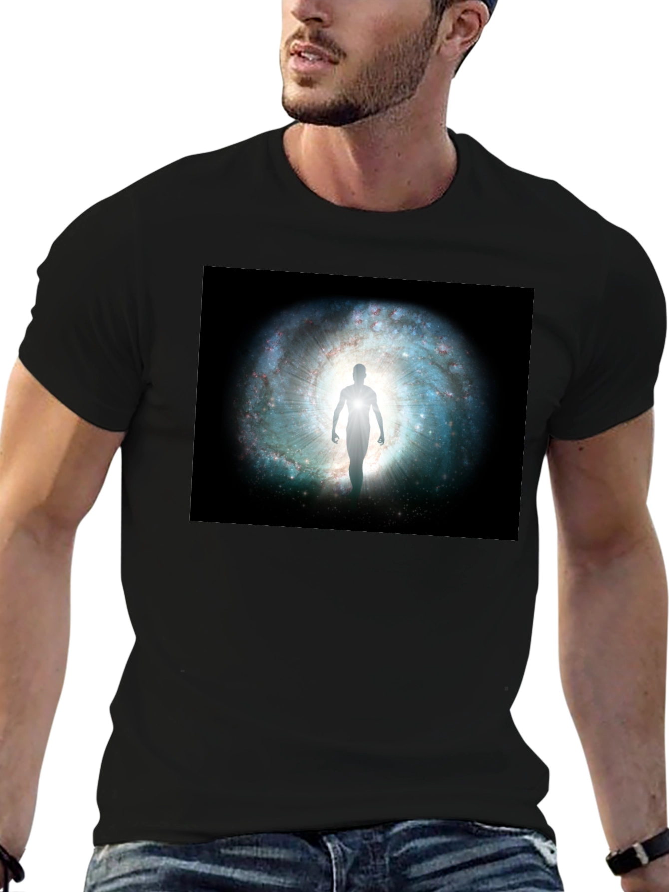 Cosmic Being Black T-Shirt