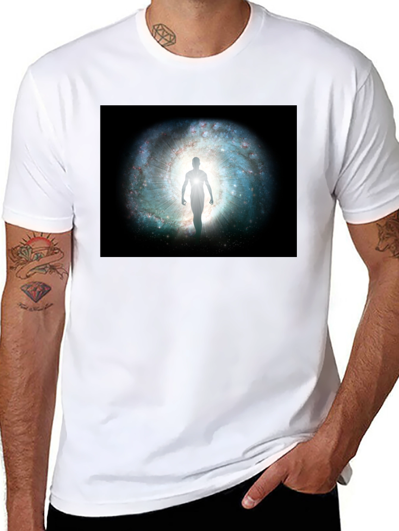 Cosmic Being Black T-Shirt
