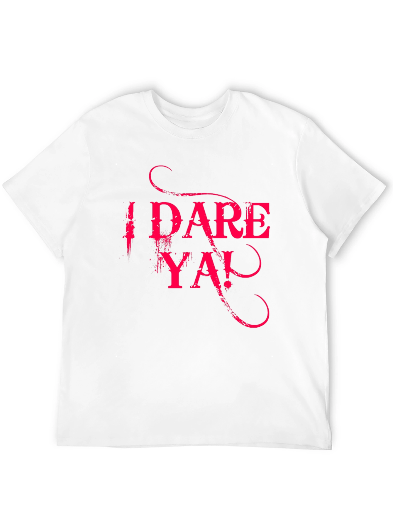 I Dare Ya! Black Graphic Tee