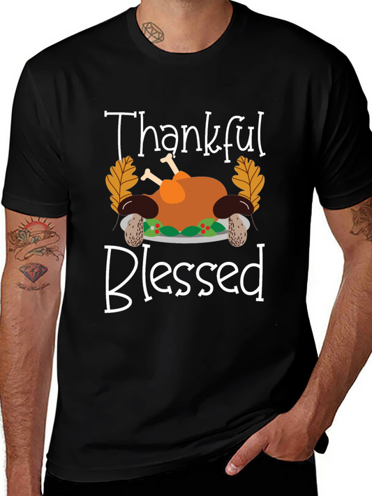 Thankful Blessed Thanksgiving T-Shirt