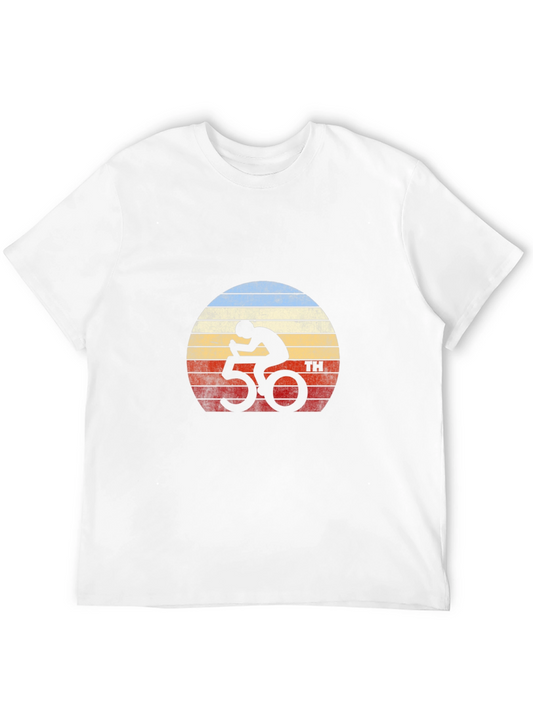 Vintage 50th Birthday Cycling T-Shirt