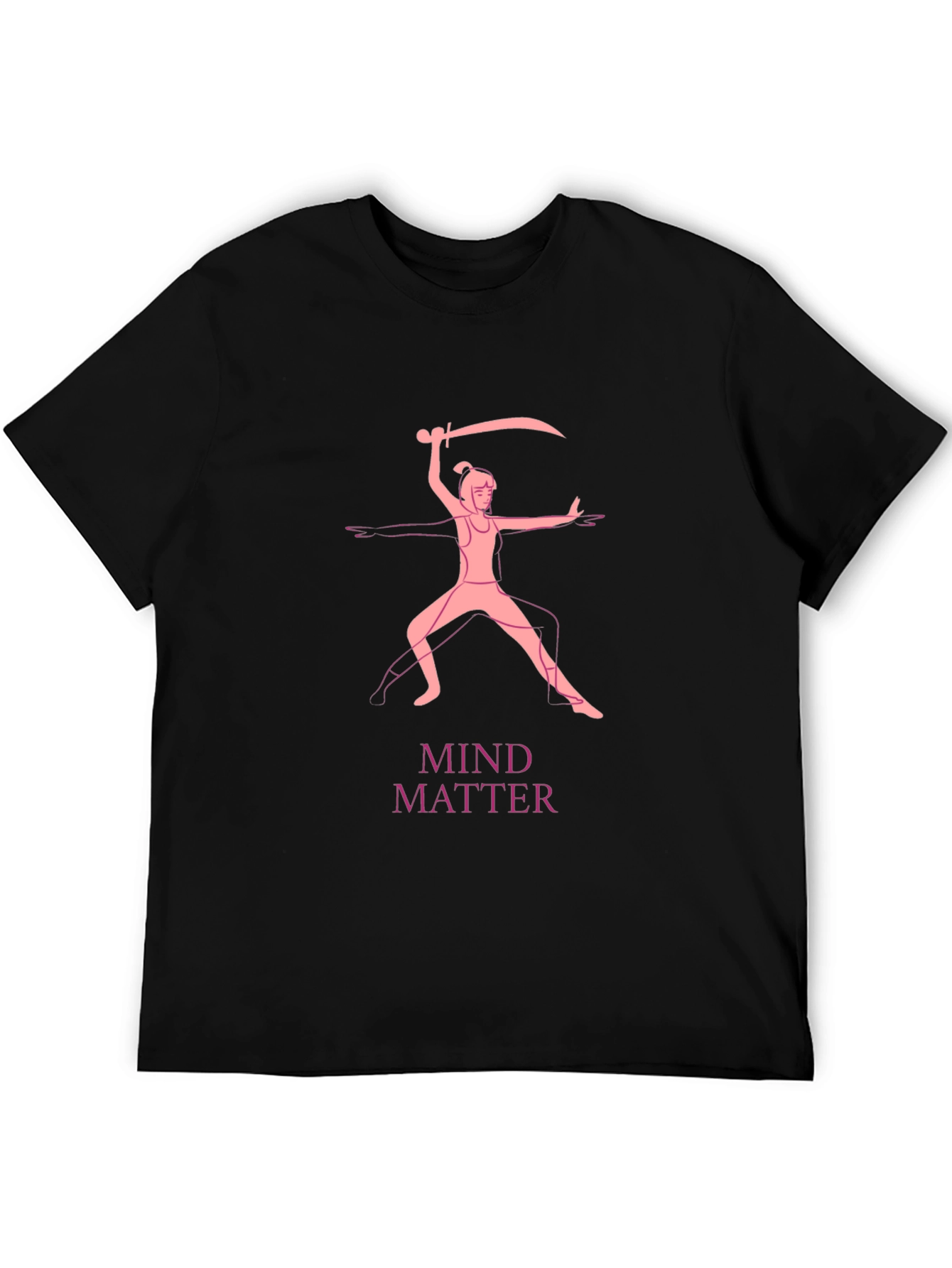 Mind Matter Graphic Tee - Black Cotton T-Shirt