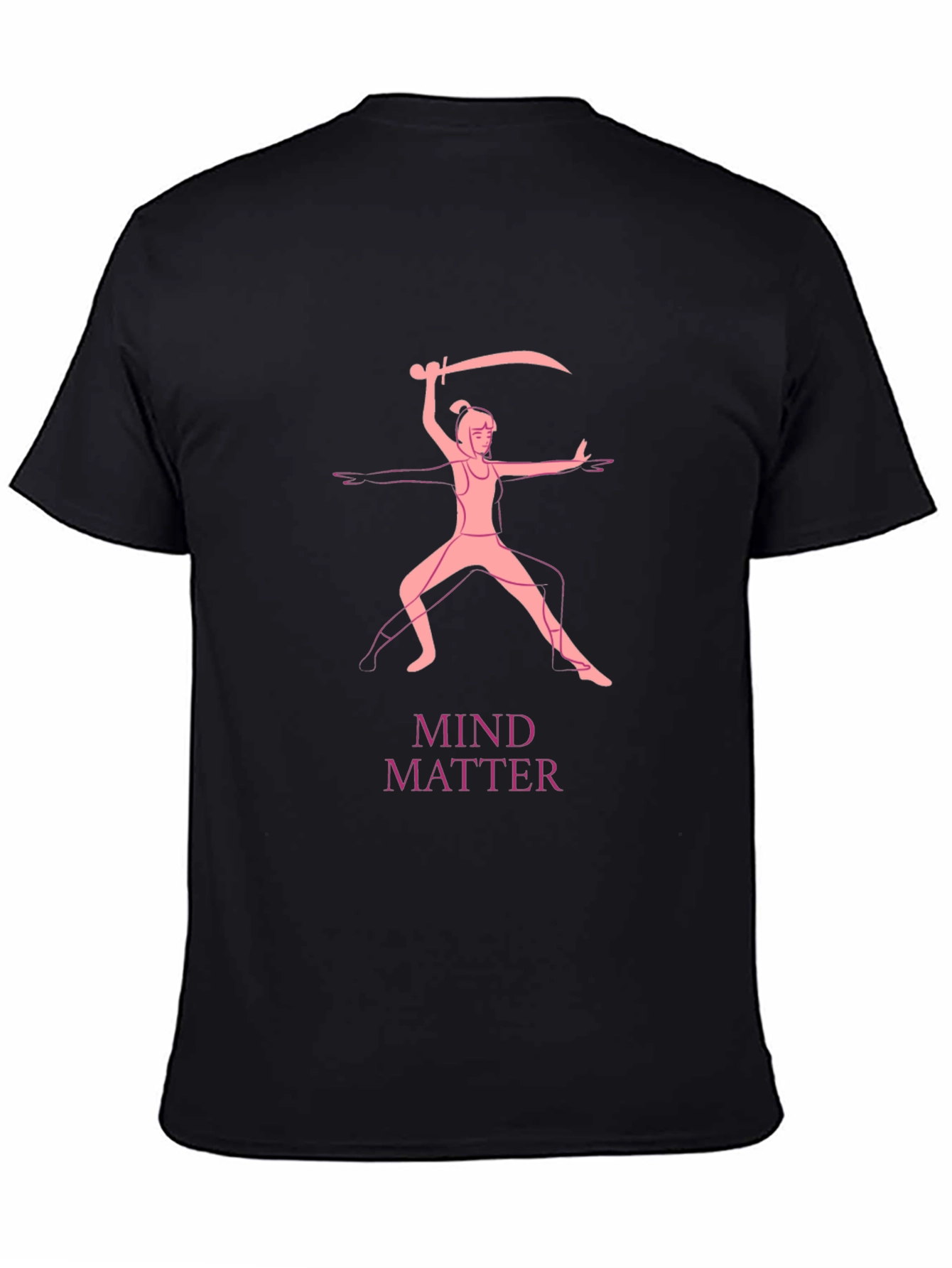 Mind Matter Graphic Tee - Black Cotton T-Shirt