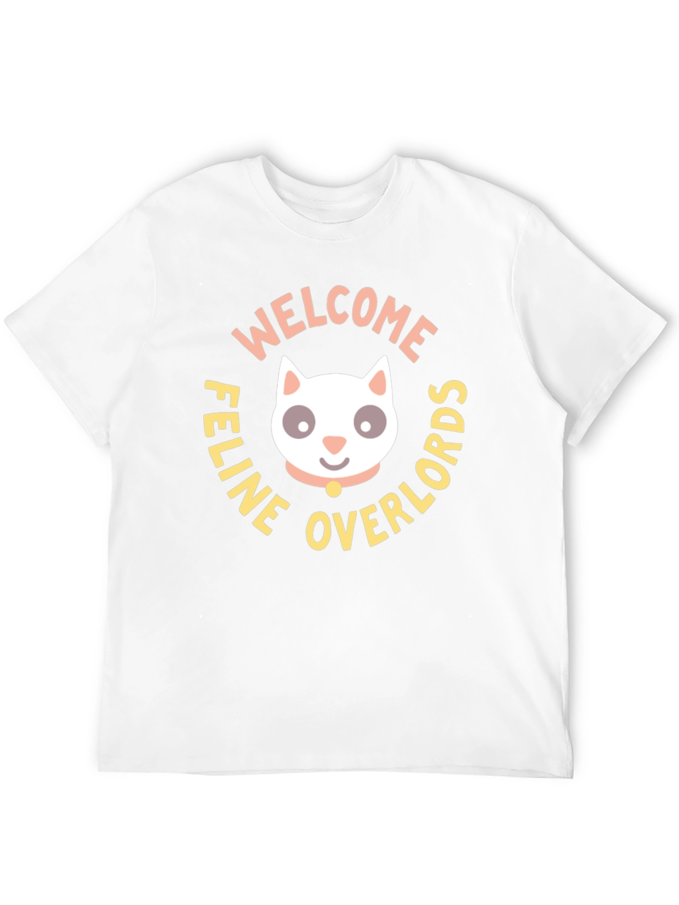 Welcome Feline Overlords T-Shirt - Cat Lover Tee
