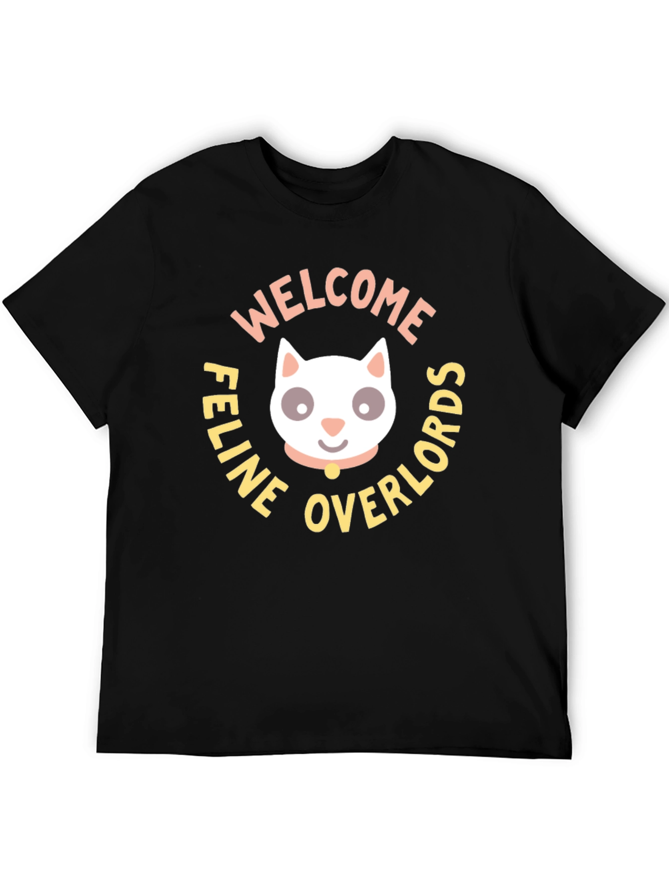Welcome Feline Overlords T-Shirt - Cat Lover Tee