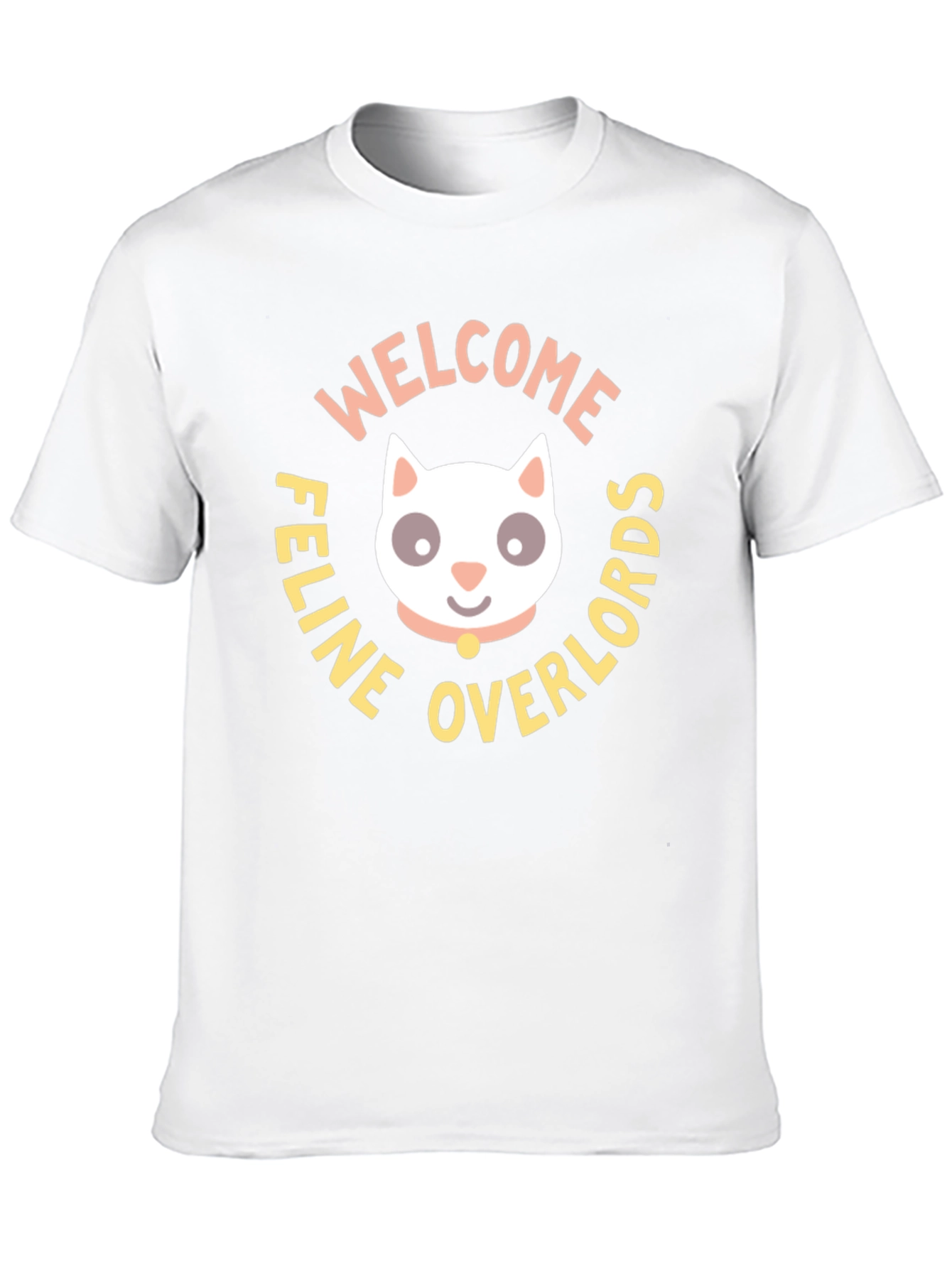 Welcome Feline Overlords T-Shirt - Cat Lover Tee