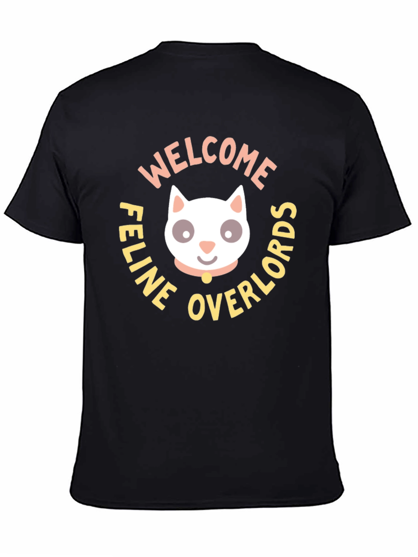 Welcome Feline Overlords T-Shirt - Cat Lover Tee