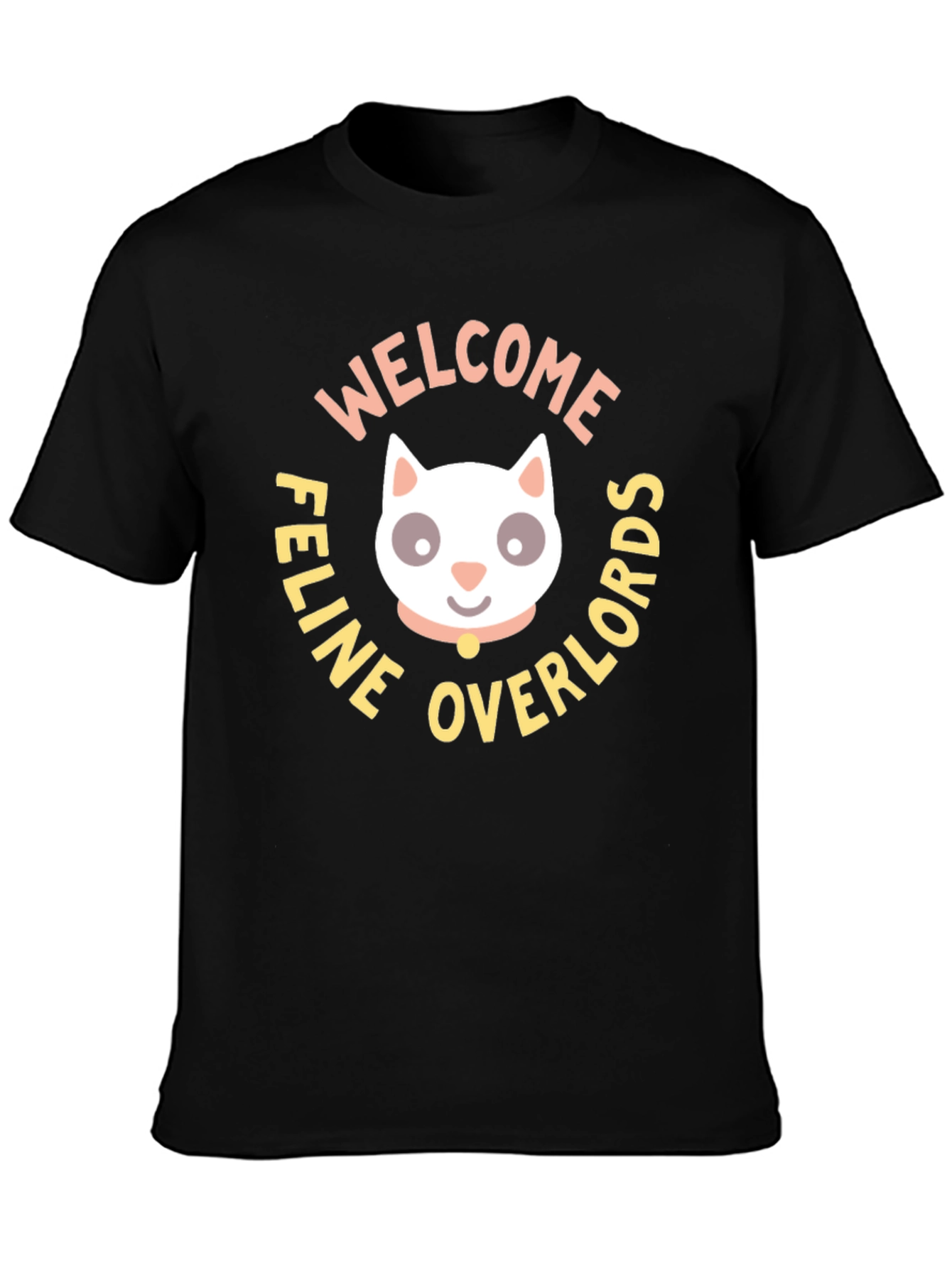 Welcome Feline Overlords T-Shirt - Cat Lover Tee