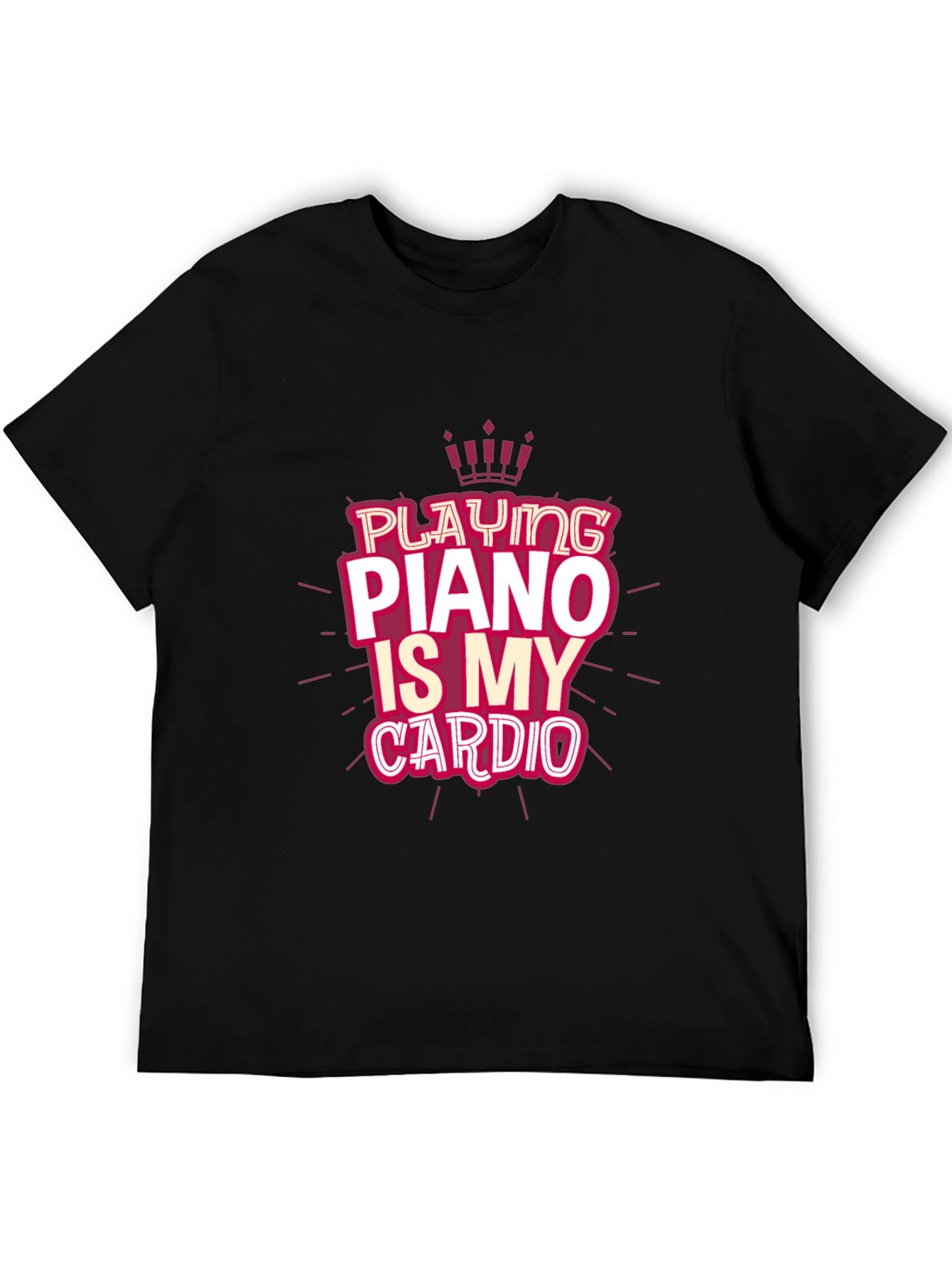 Piano Is My Cardio T-Shirt Musician Tee