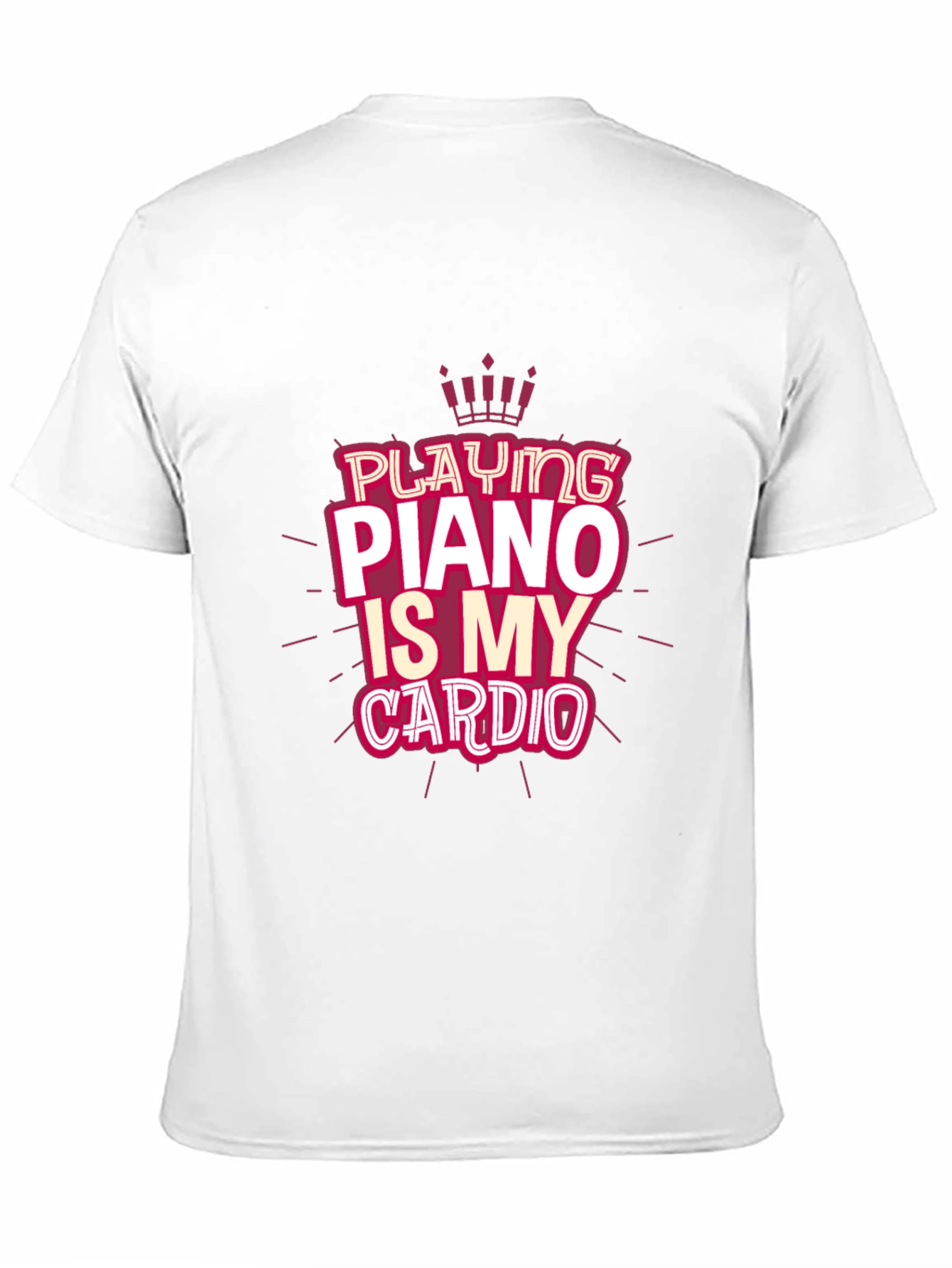Piano Is My Cardio T-Shirt Musician Tee