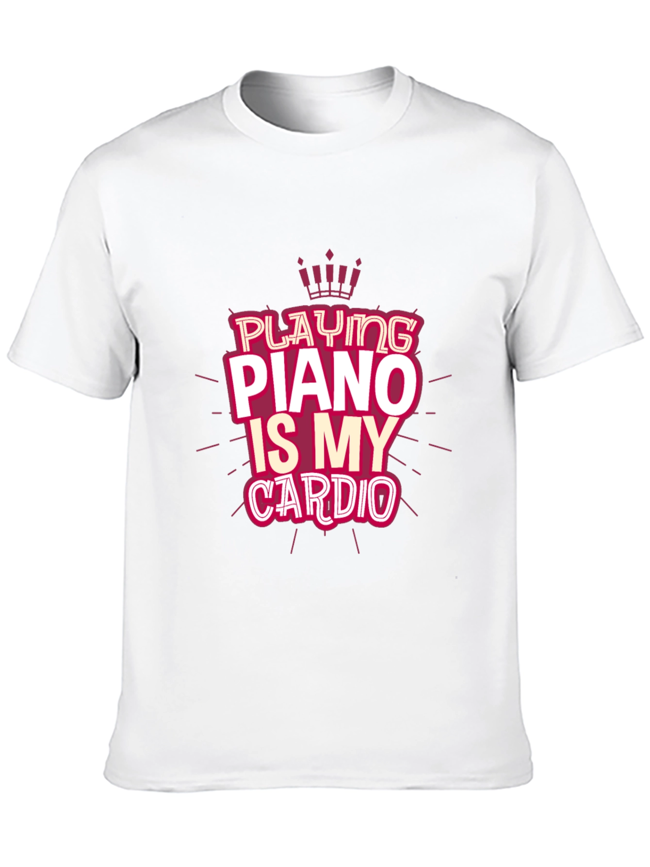 Piano Is My Cardio T-Shirt Musician Tee