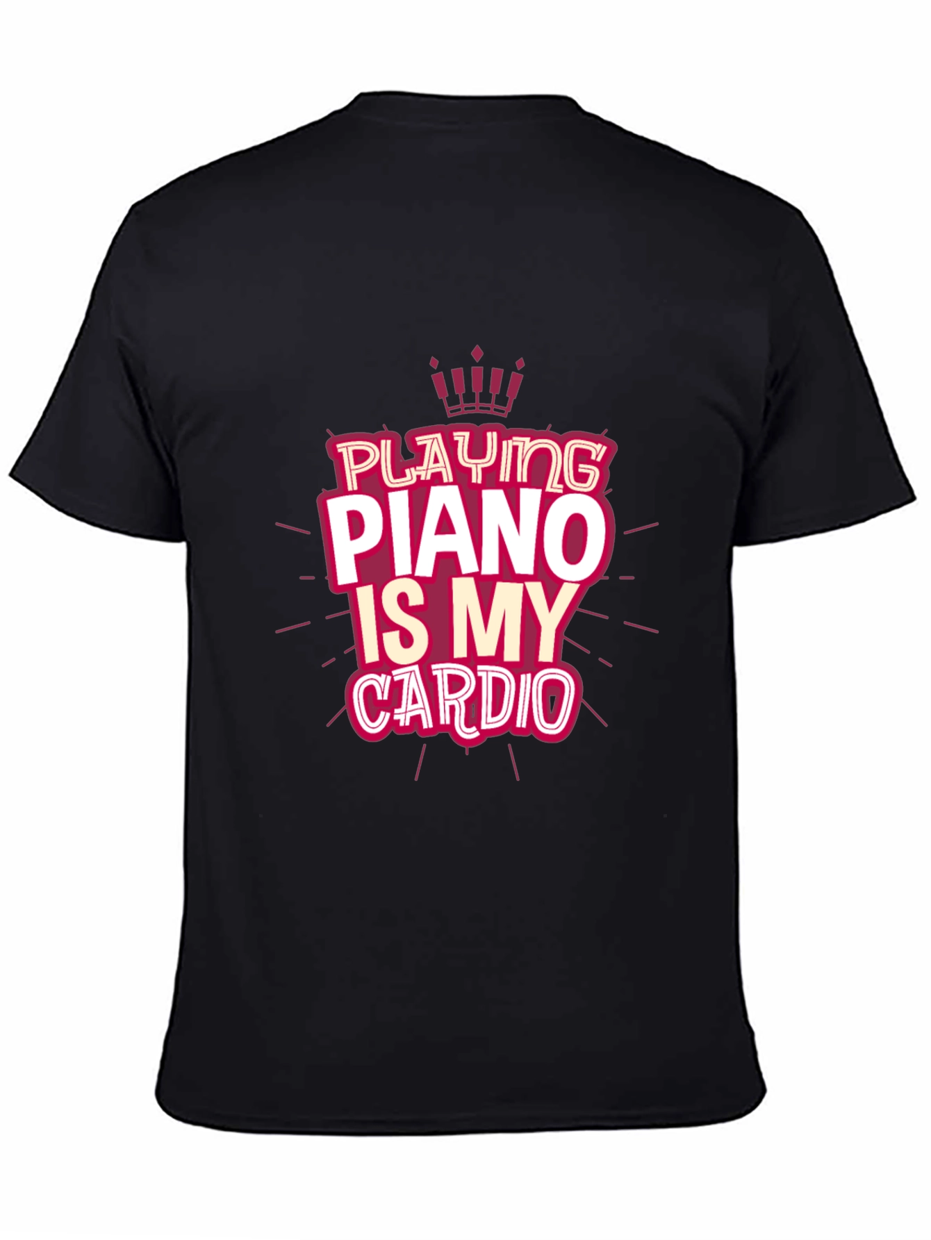 Piano Is My Cardio T-Shirt Musician Tee