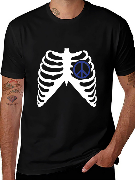 Peace Ribcage Graphic Tee