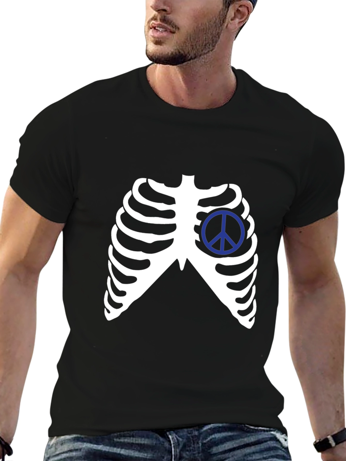 Peace Ribcage Graphic Tee