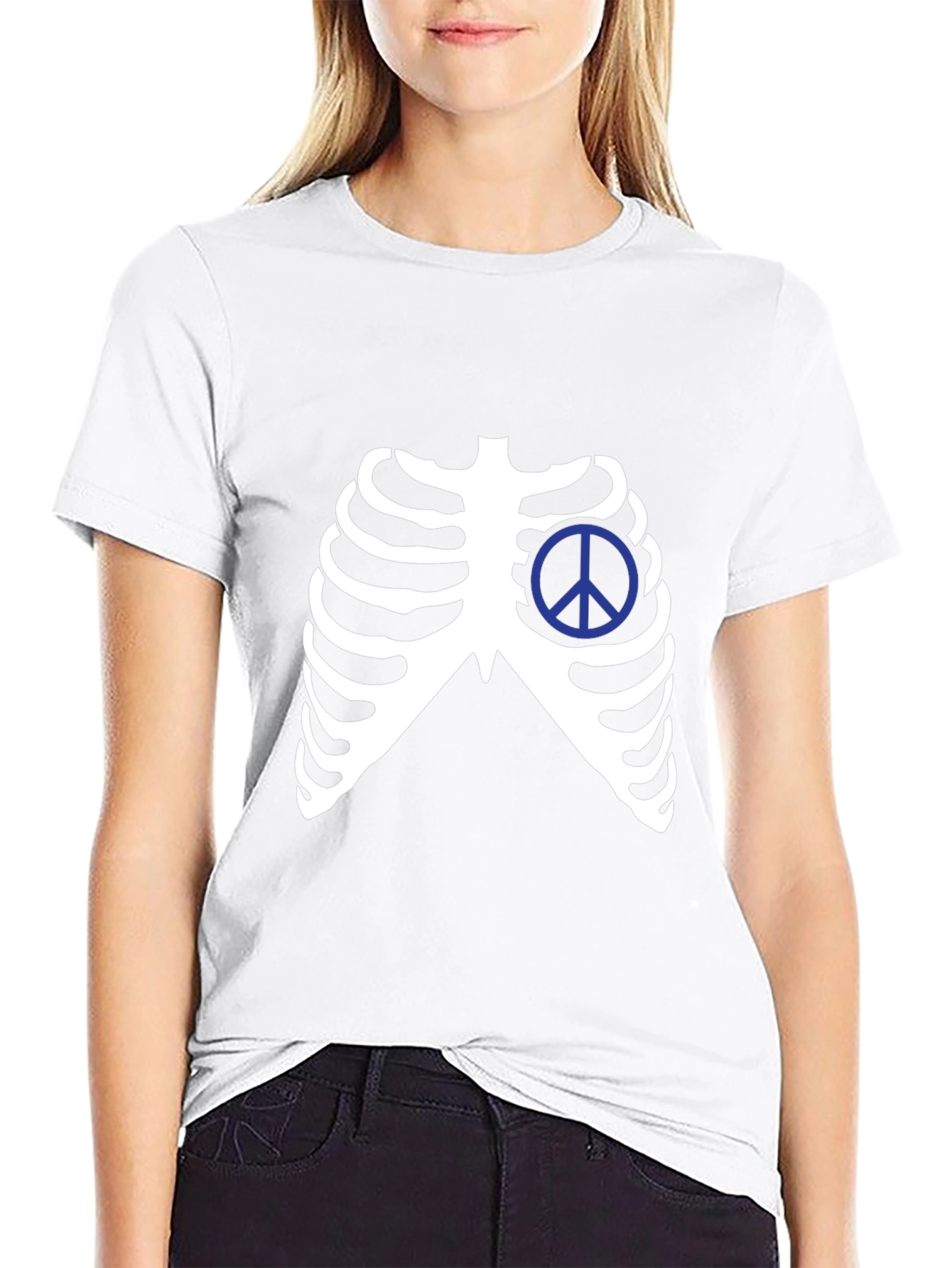Peace Ribcage Graphic Tee