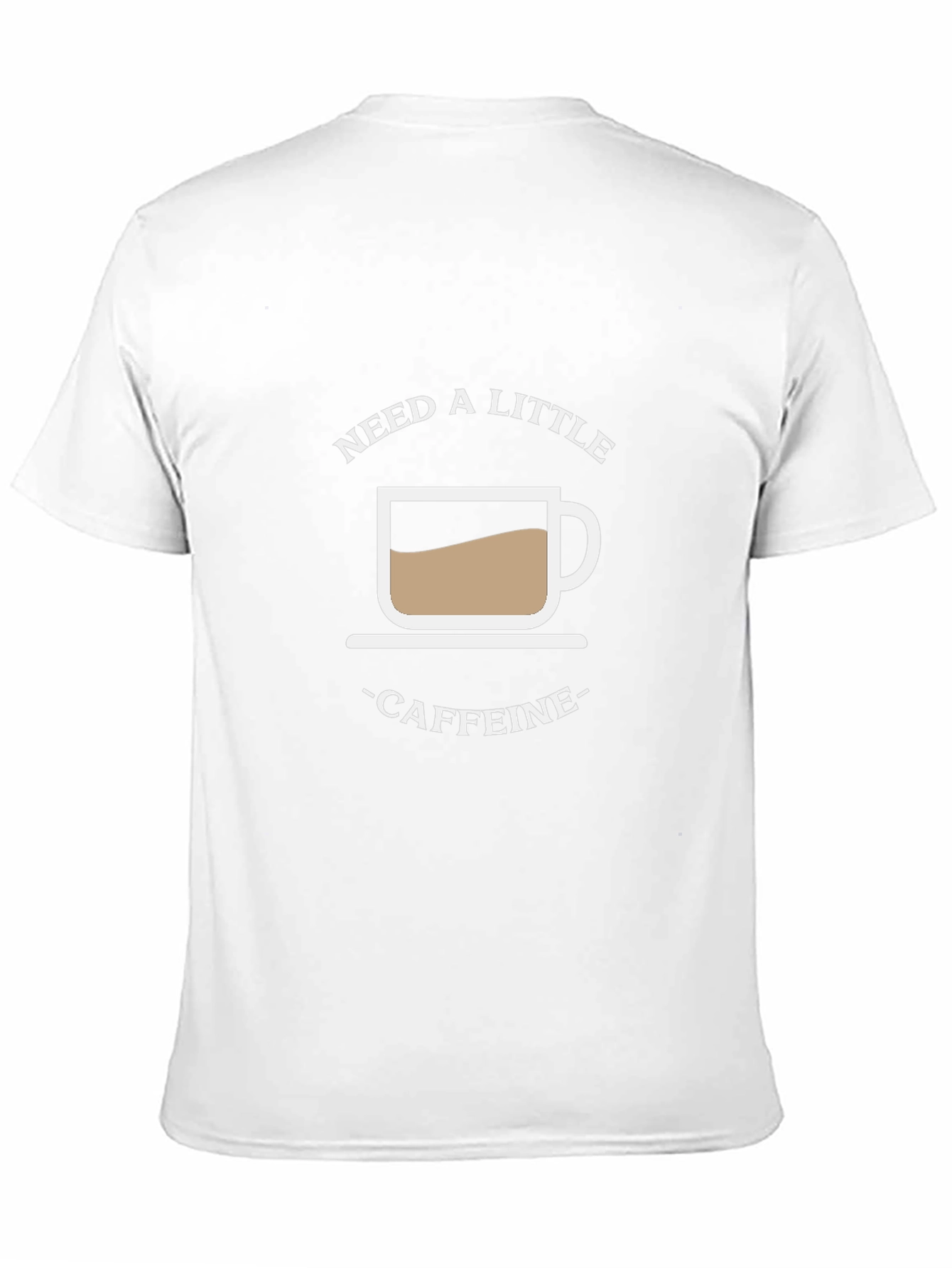 Need a Little Caffeine Black Graphic Tee