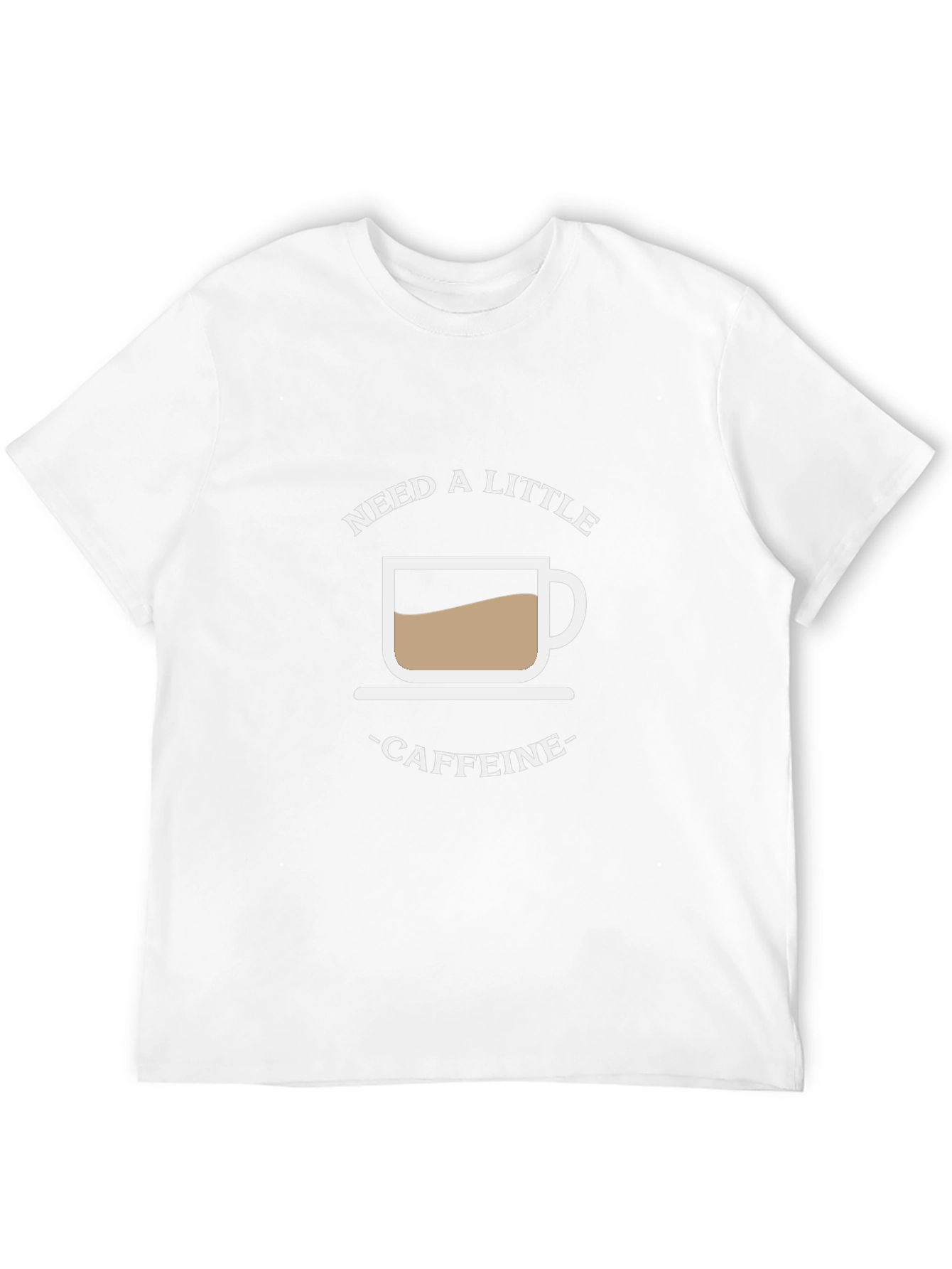 Need a Little Caffeine Black Graphic Tee