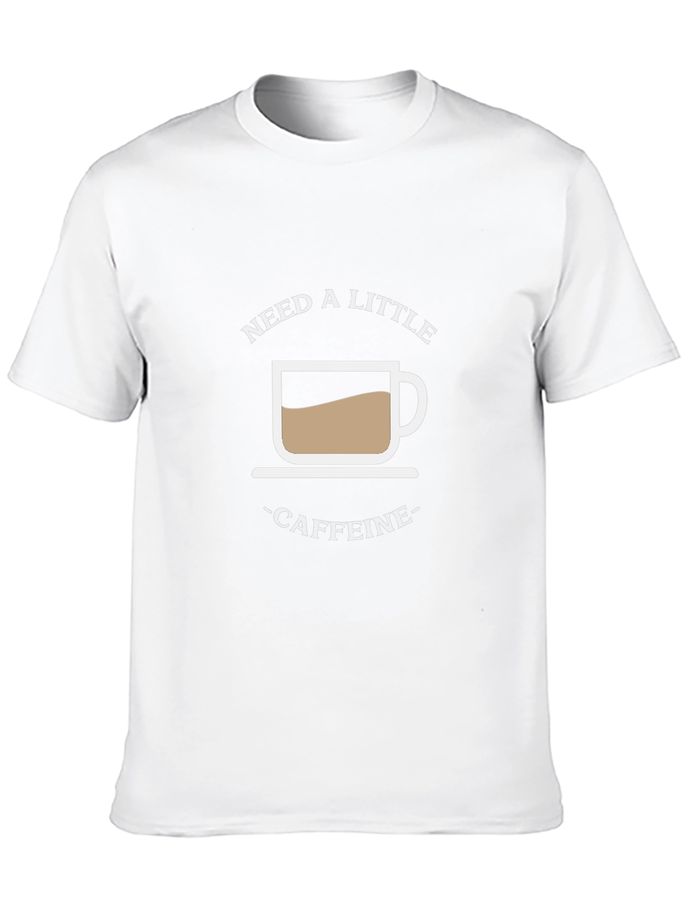 Need a Little Caffeine Black Graphic Tee