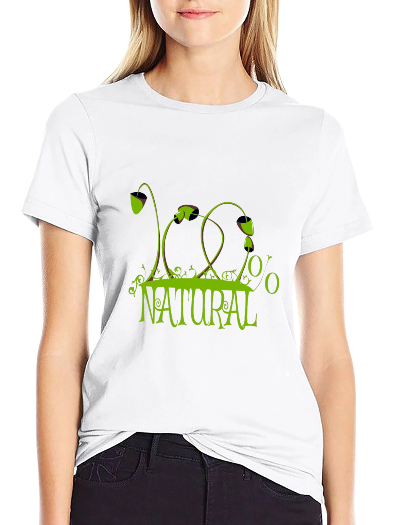 100% Natural Graphic T-Shirt - Eco-Friendly Style