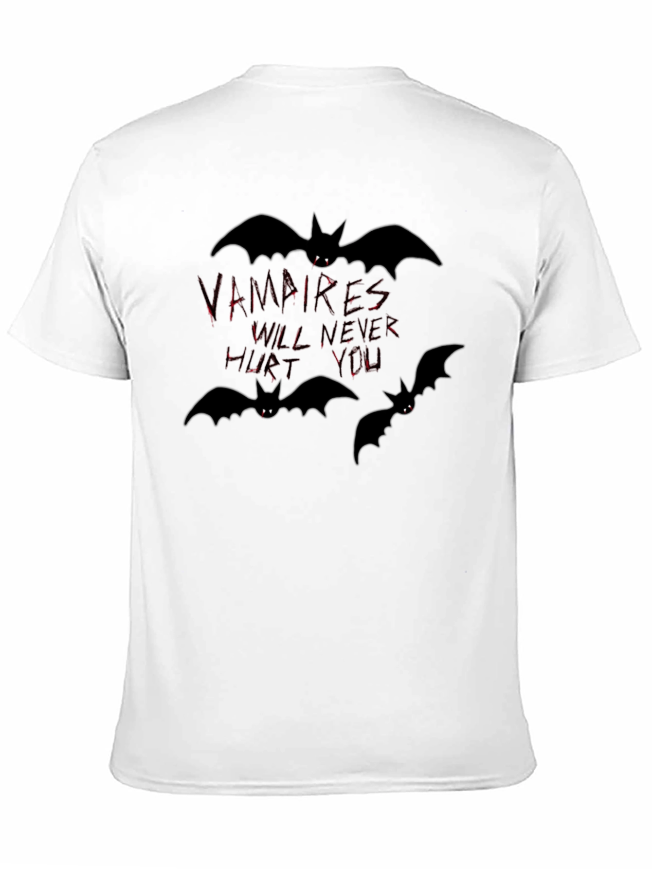 Vampires Will Never Hurt You Black T-Shirt