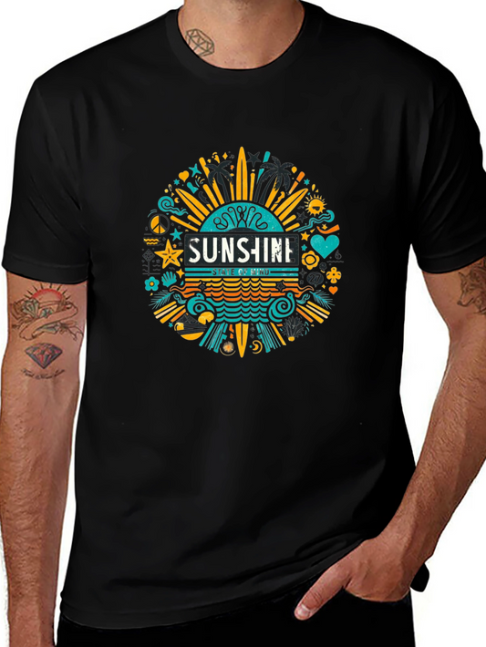 Sunshine State of Mind T-Shirt - Black Graphic Tee