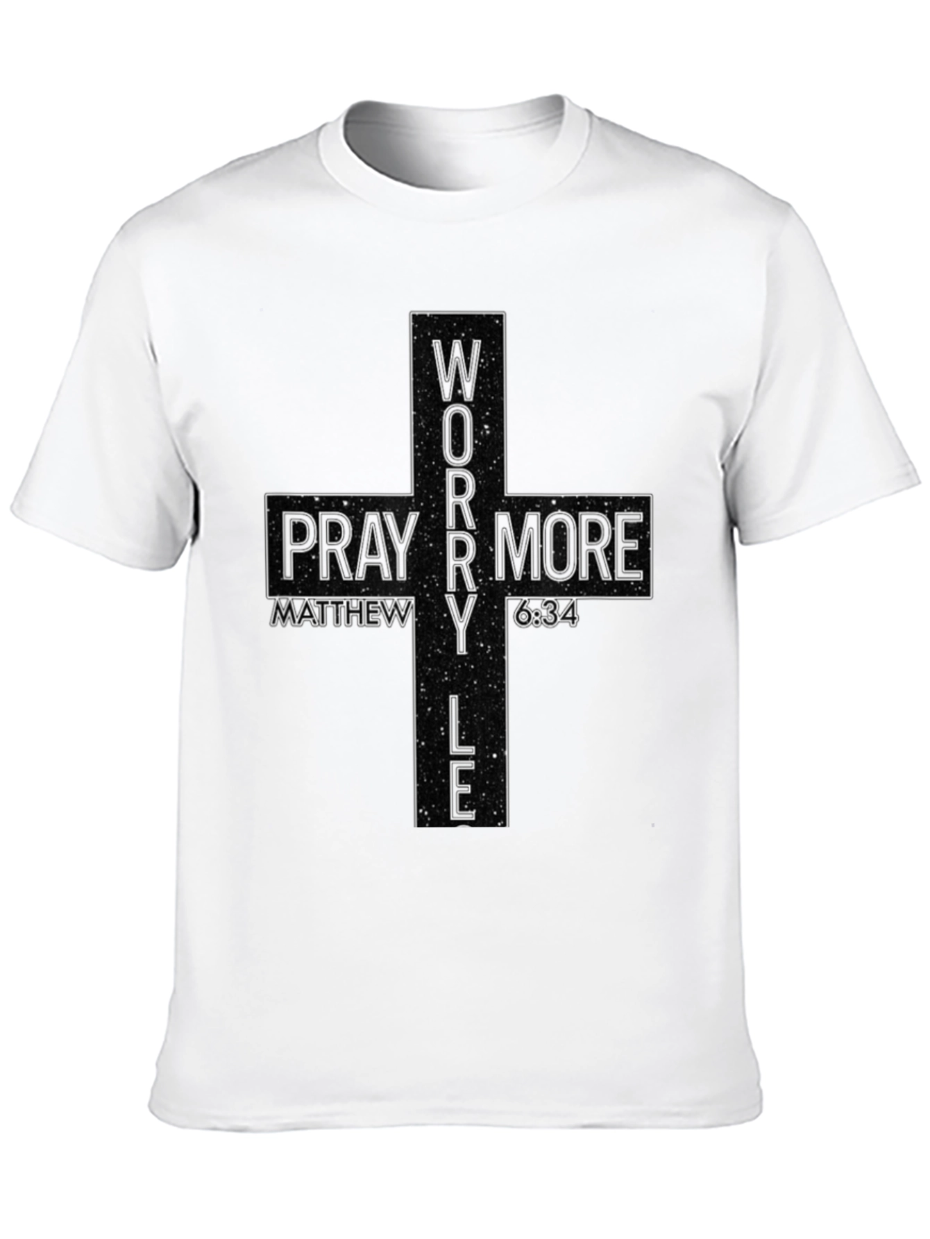 Pray More Worry Less Graphic Tee